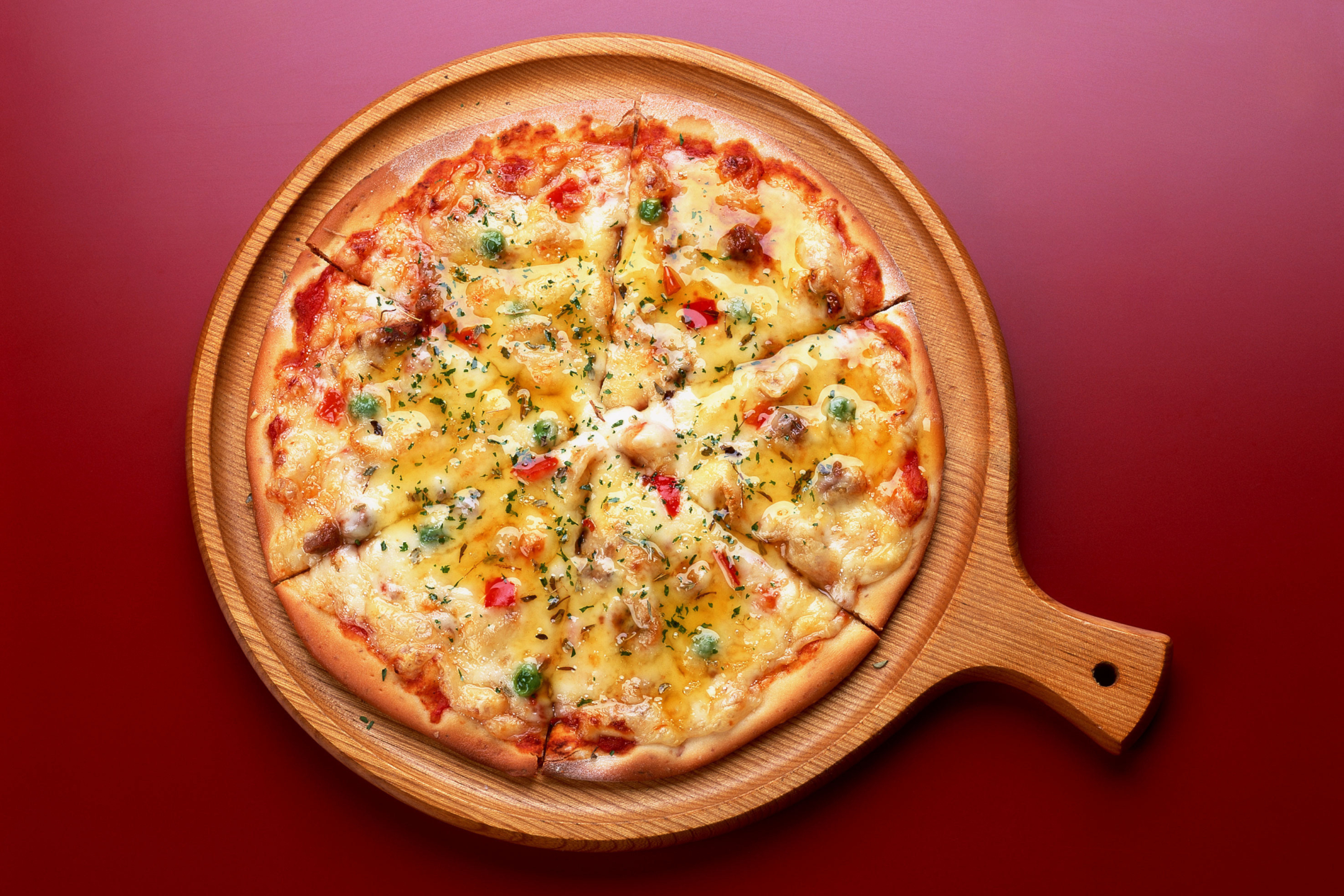 Handy-Wallpaper Pizza, Nahrungsmittel kostenlos herunterladen.