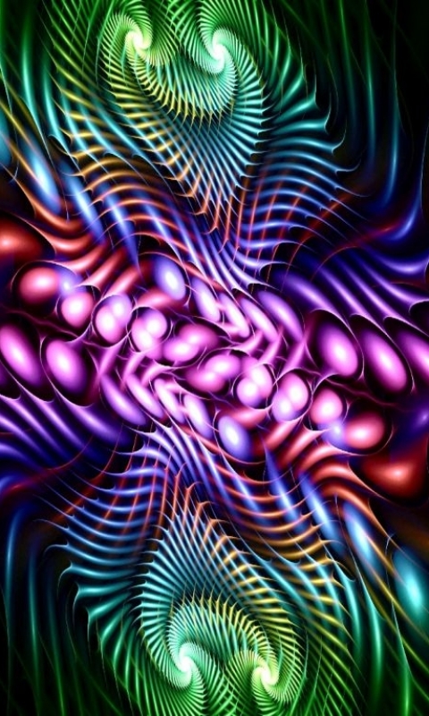 Download mobile wallpaper Fractal, Abstract for free.