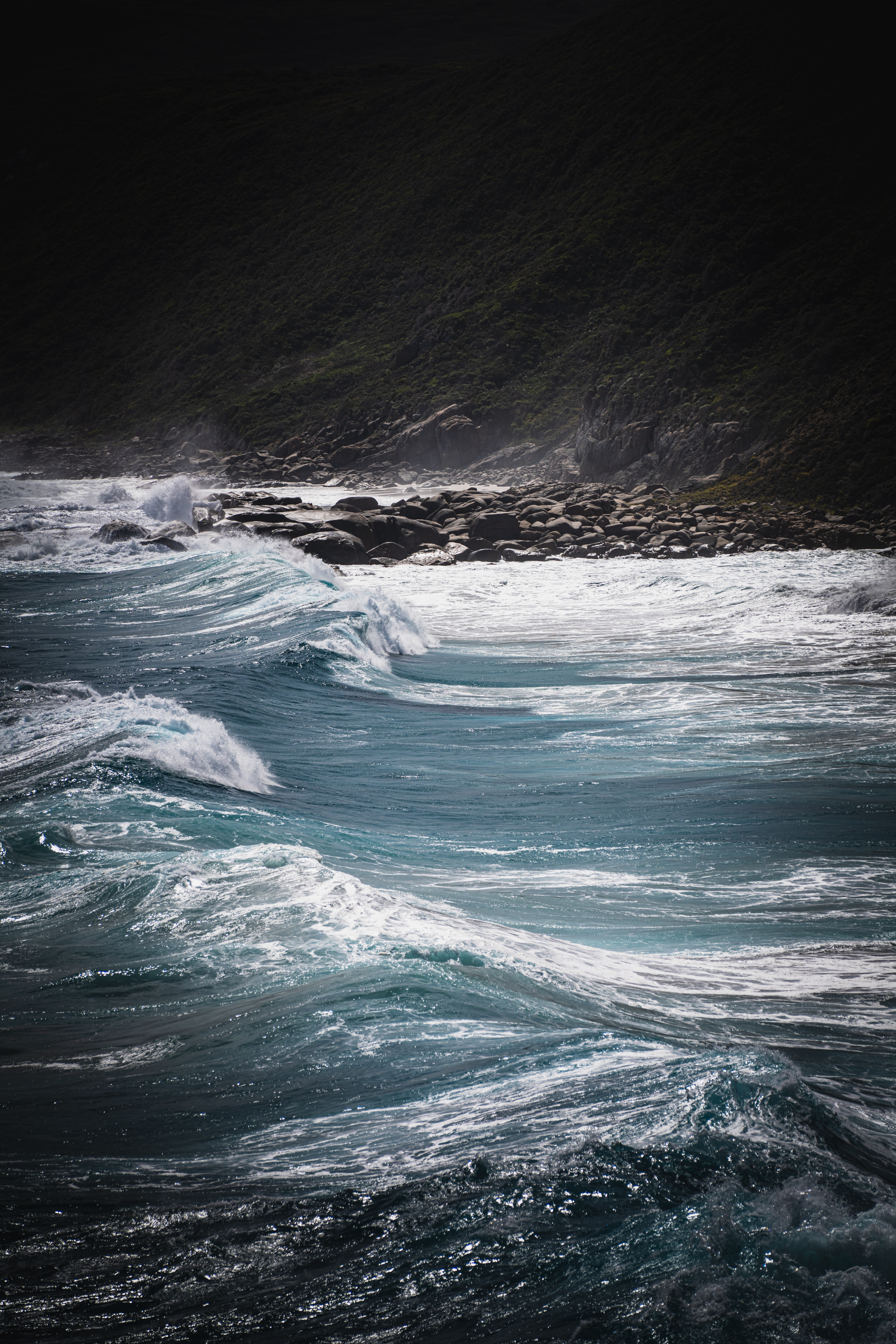 157892 descargar imagen oceano, stones, naturaleza, ondas, costa, océano, rociar: fondos de pantalla y protectores de pantalla gratis