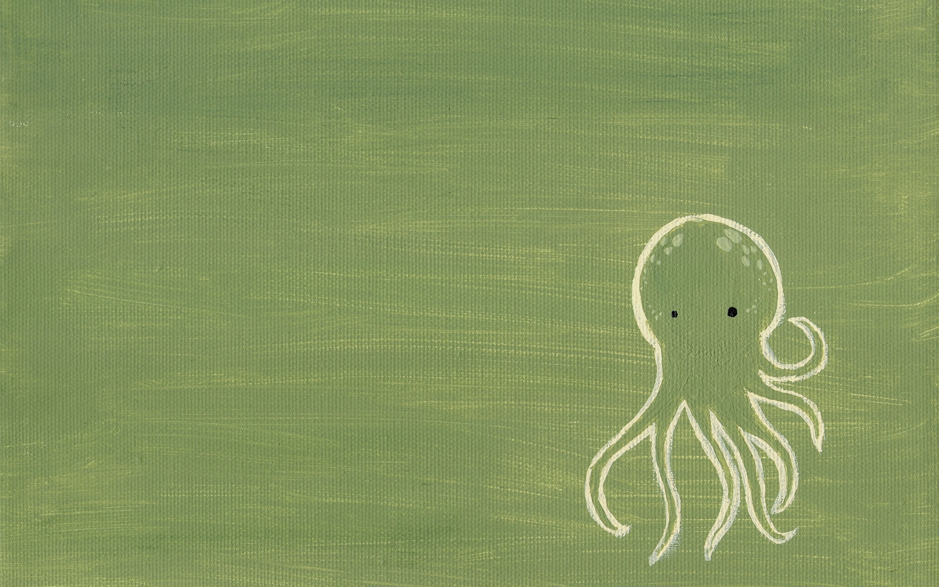 picture, green, drawing, texture, octopus, textures Full HD