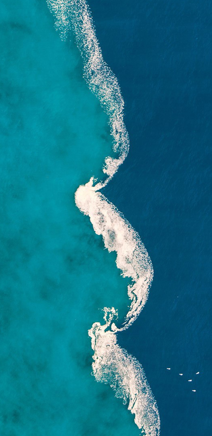 Скачать картинку Вода, Море, Океан, Синий, Воздушный, Антенна, Земля/природа в телефон бесплатно.