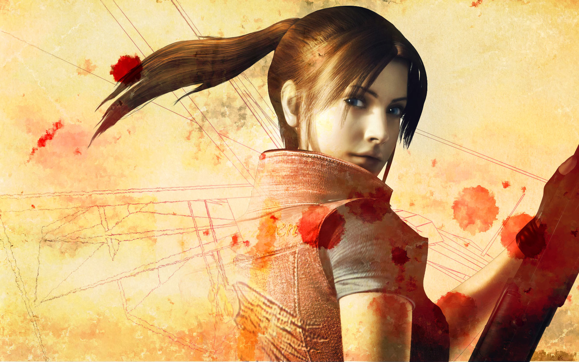 video game, resident evil: operation raccoon city, claire redfield, resident evil