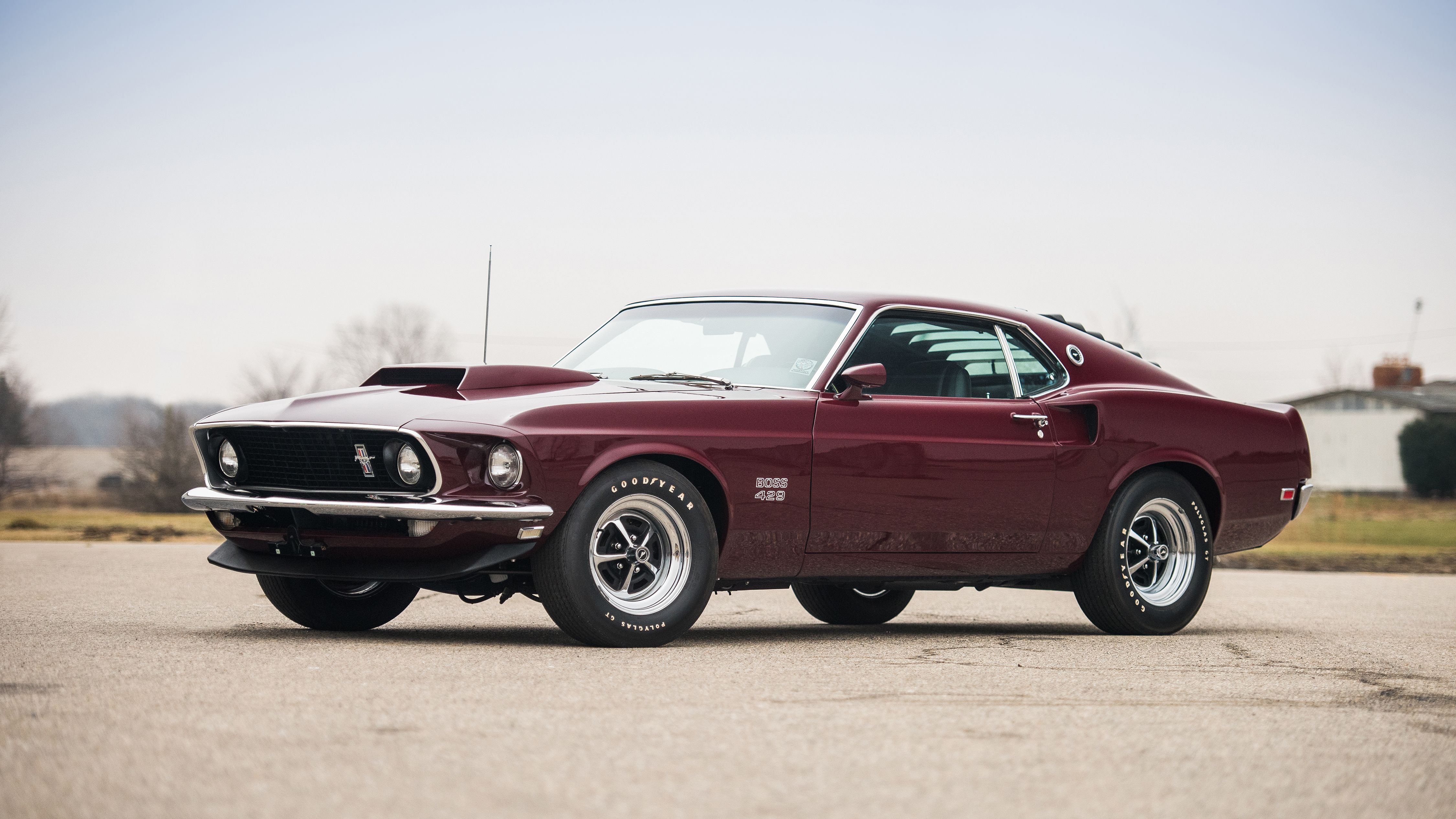 vehicles, ford mustang boss 429, car, fastback, muscle car, ford