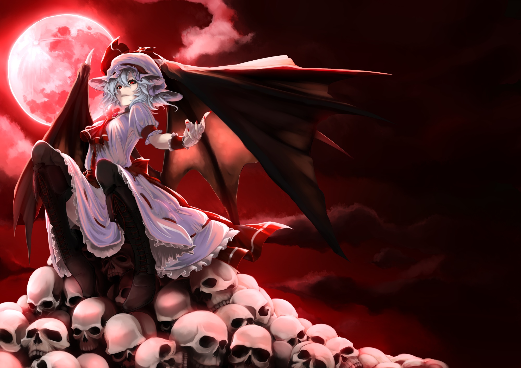 Free download wallpaper Anime, Remilia Scarlet, Touhou on your PC desktop