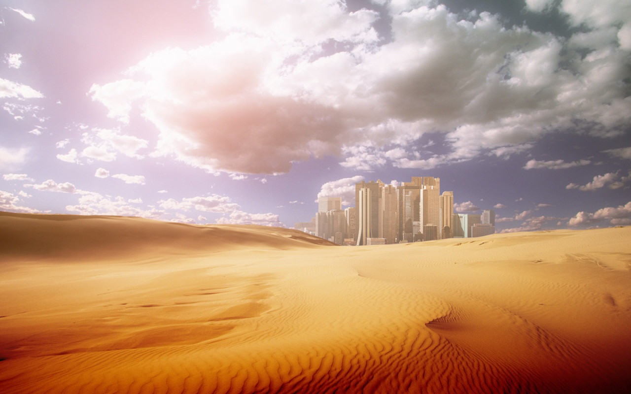無料モバイル壁紙都市, 砂漠, 風景をダウンロードします。