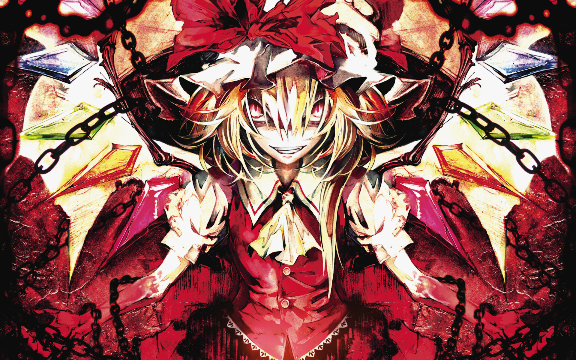 Download mobile wallpaper Flandre Scarlet, Touhou, Anime for free.