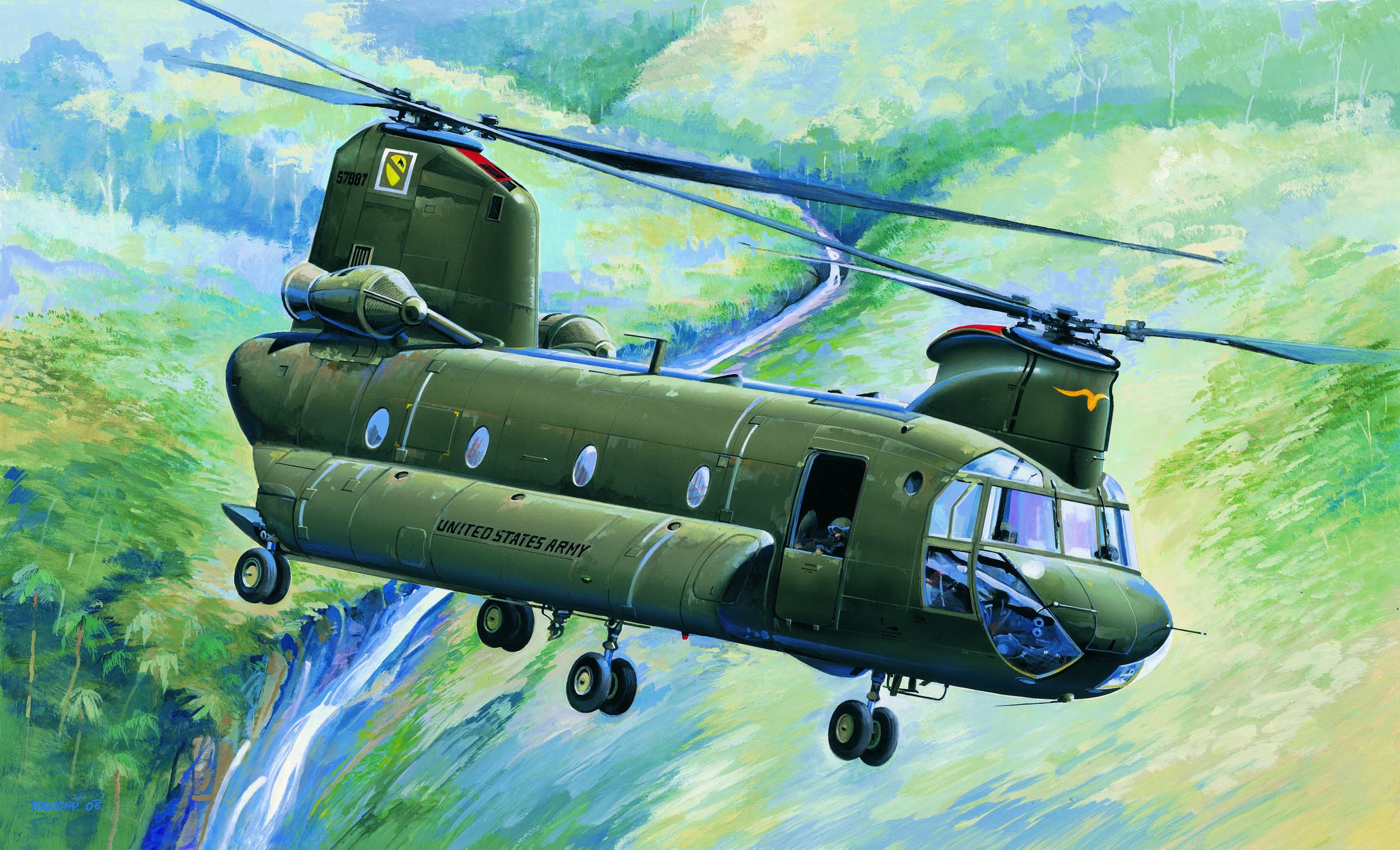 Handy-Wallpaper Flugzeuge, Militär, Boeing Ch 47 Chinook, Helikopter, Transportflugzeug, Militärhubschrauber kostenlos herunterladen.