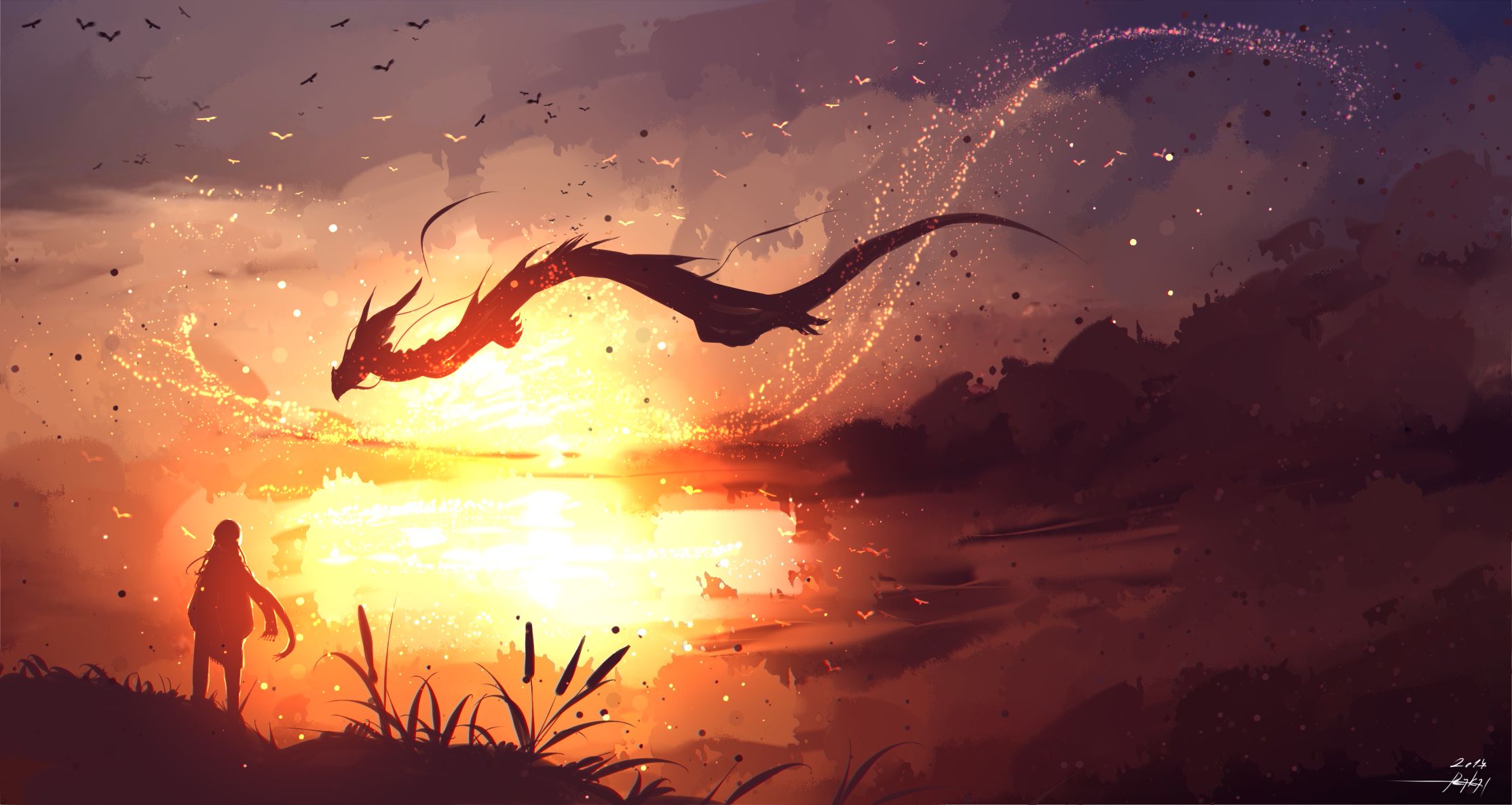 Free download wallpaper Fantasy, Dragon on your PC desktop