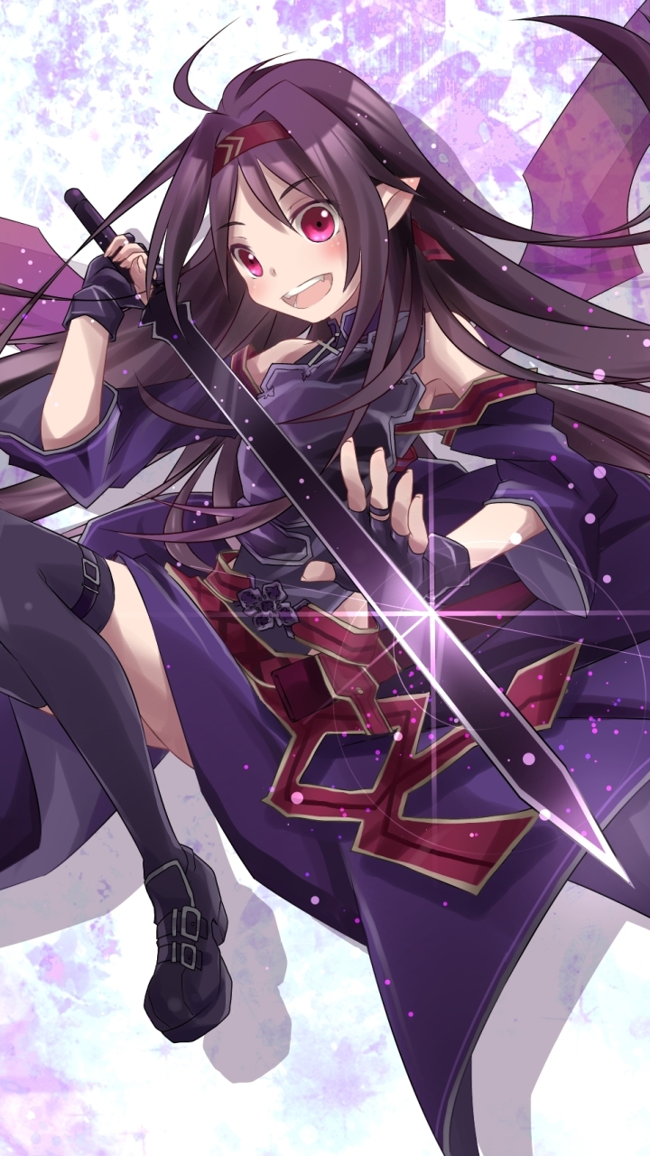 Handy-Wallpaper Schwert, Animes, Sword Art Online, Schwertkunst Online Ii, Yuuki Konno kostenlos herunterladen.