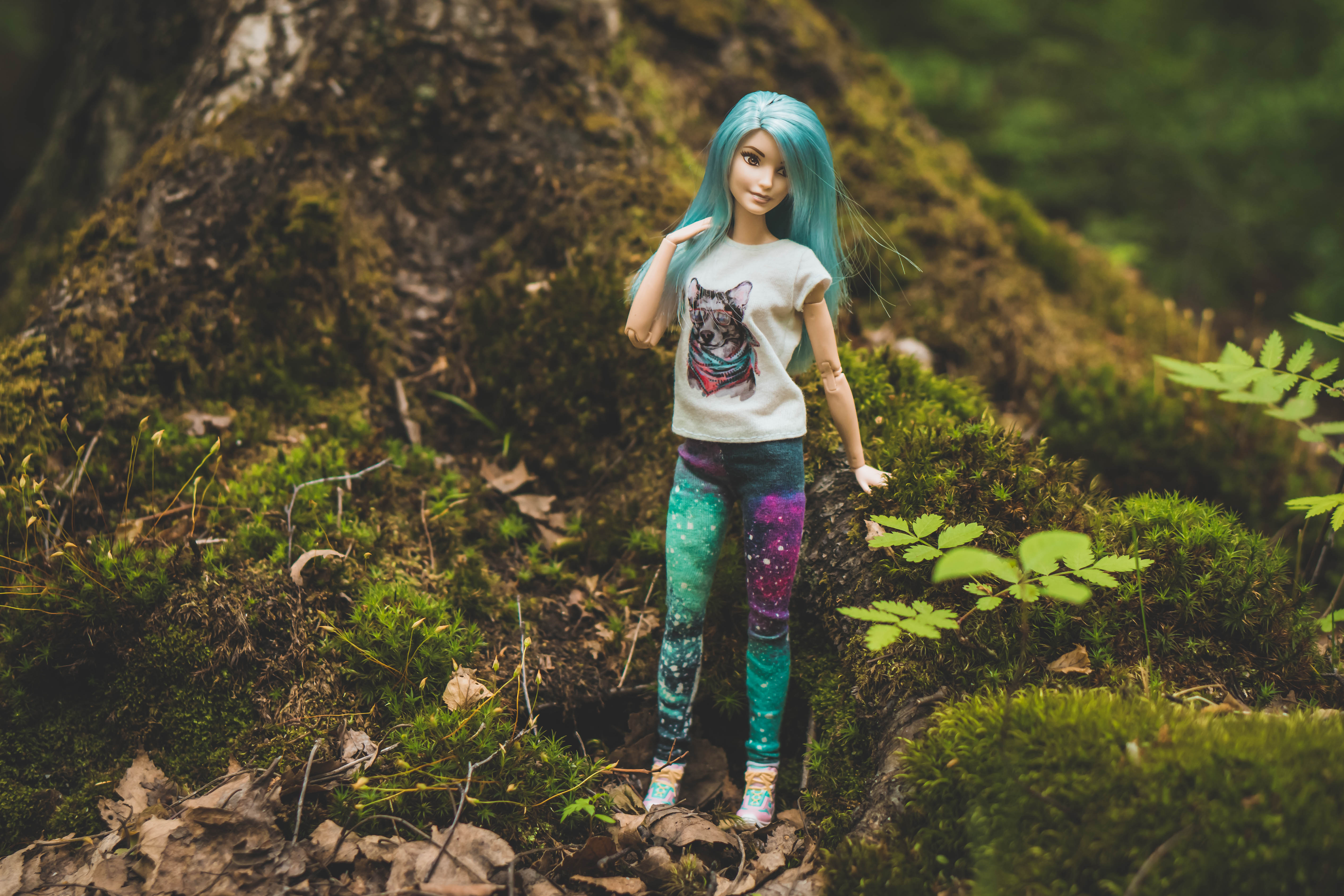miscellanea, miscellaneous, forest, style, doll, barbie
