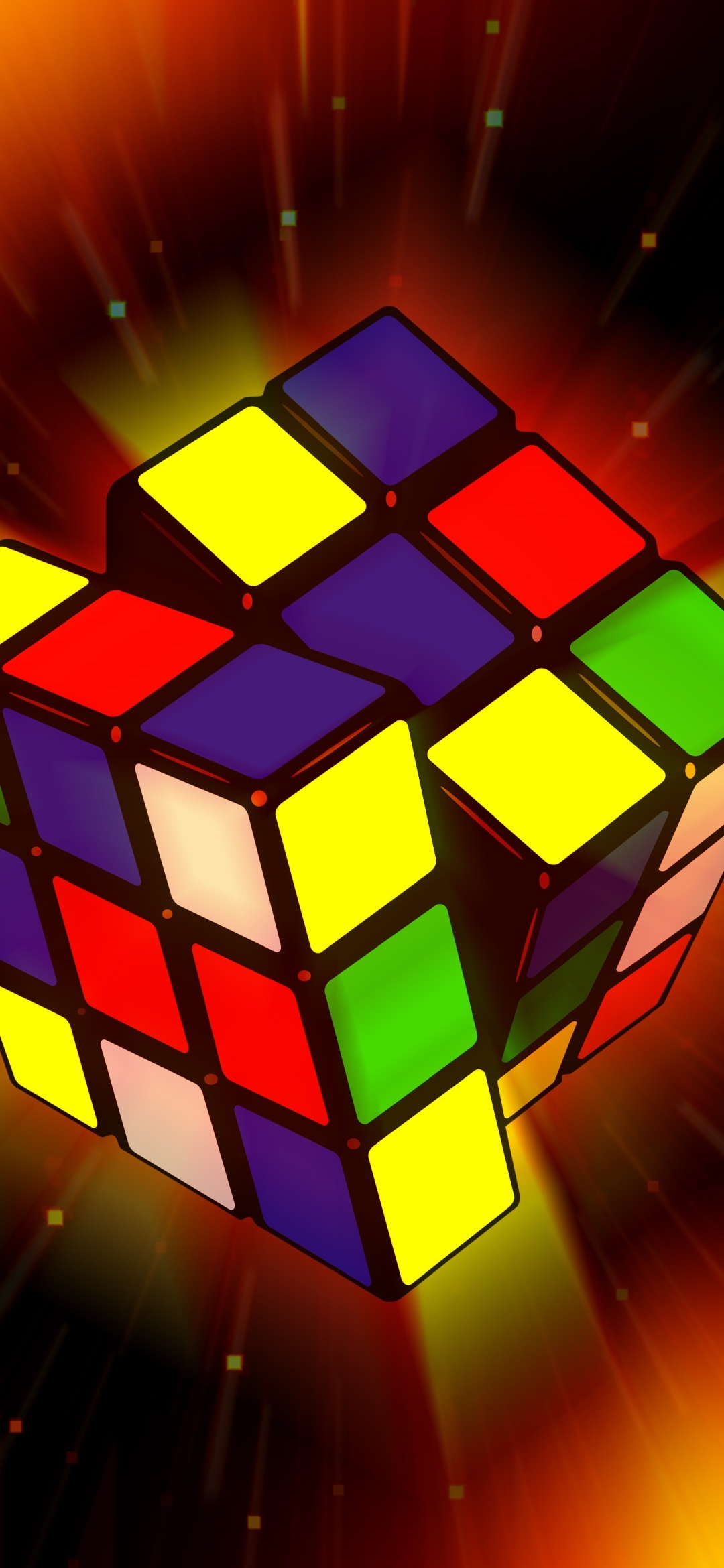 Download mobile wallpaper Colors, Colorful, Game, Rubik's Cube for free.
