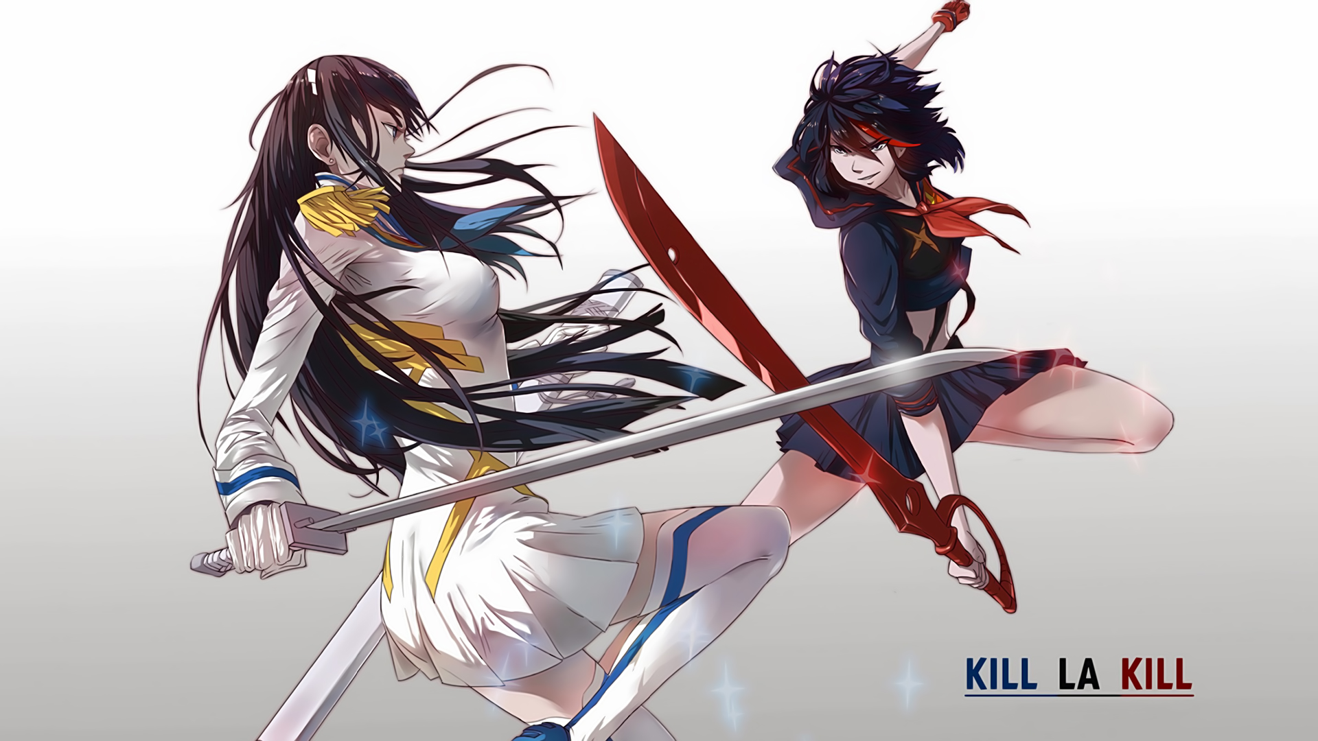 Laden Sie das Animes, Ryūko Matoi, Kiru Ra Kiru: Kill La Kill, Satsuki Kiryūin-Bild kostenlos auf Ihren PC-Desktop herunter
