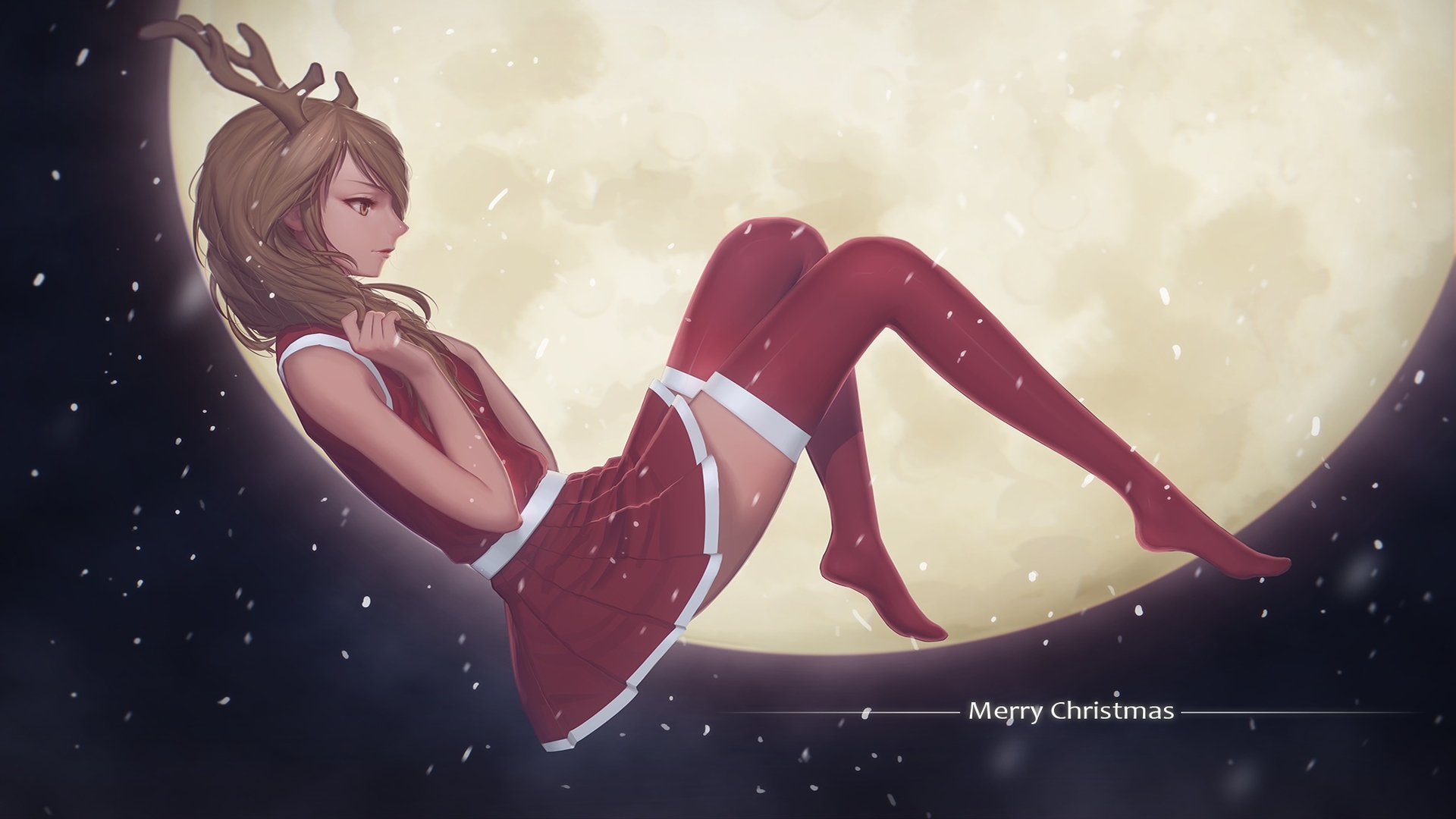 Free download wallpaper Anime, Christmas, Merry Christmas on your PC desktop