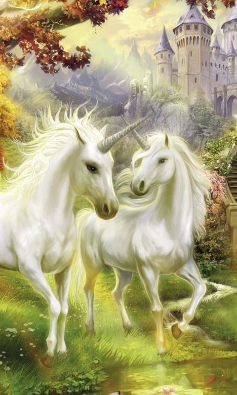 Download mobile wallpaper Fantasy Animals, Unicorn, Fantasy for free.