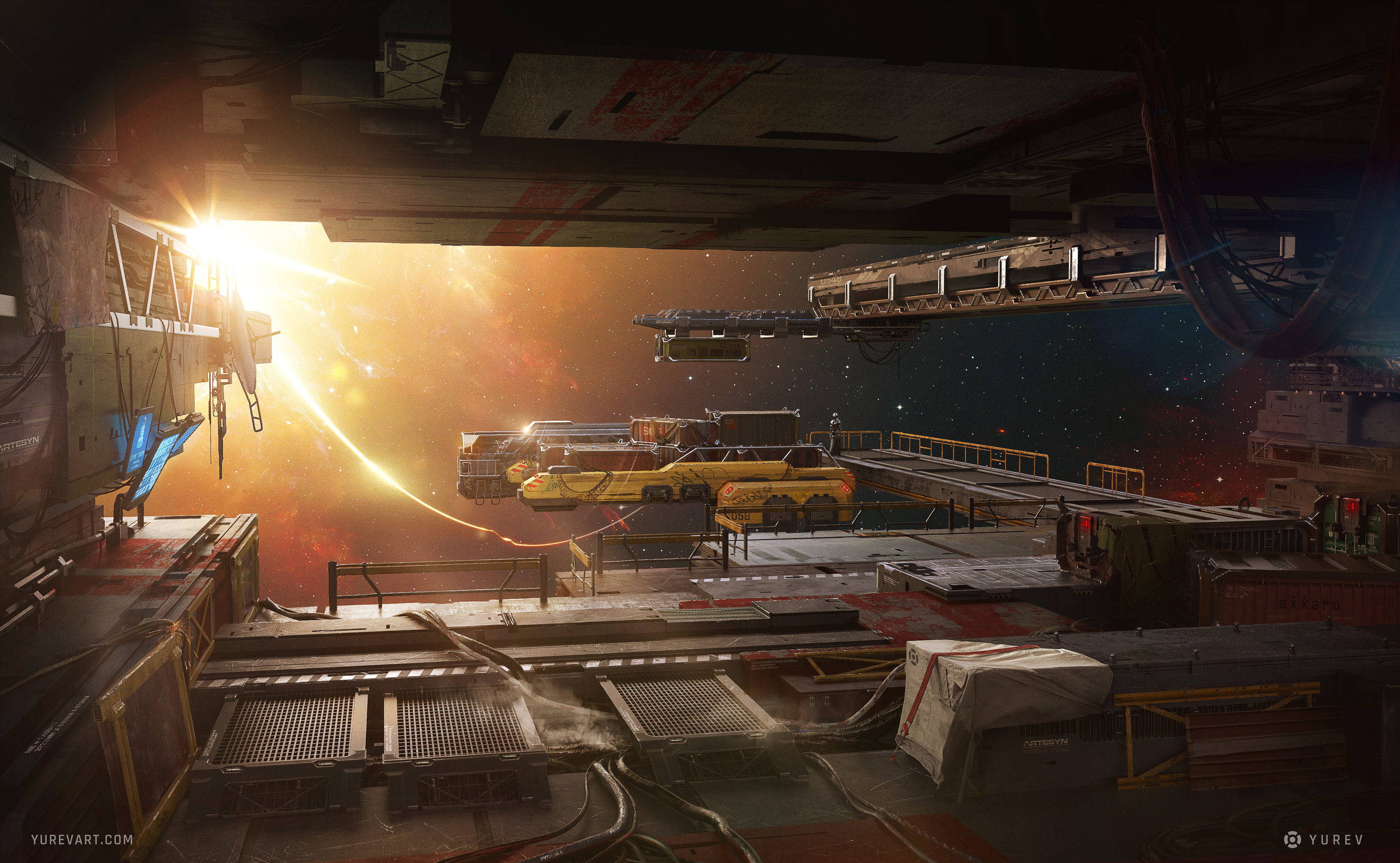 Free download wallpaper Sci Fi, Space Station on your PC desktop