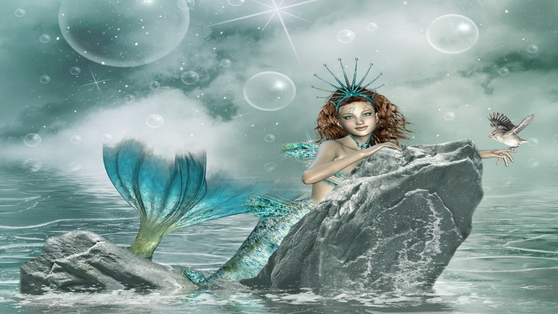 Download mobile wallpaper Mermaid, Fantasy for free.