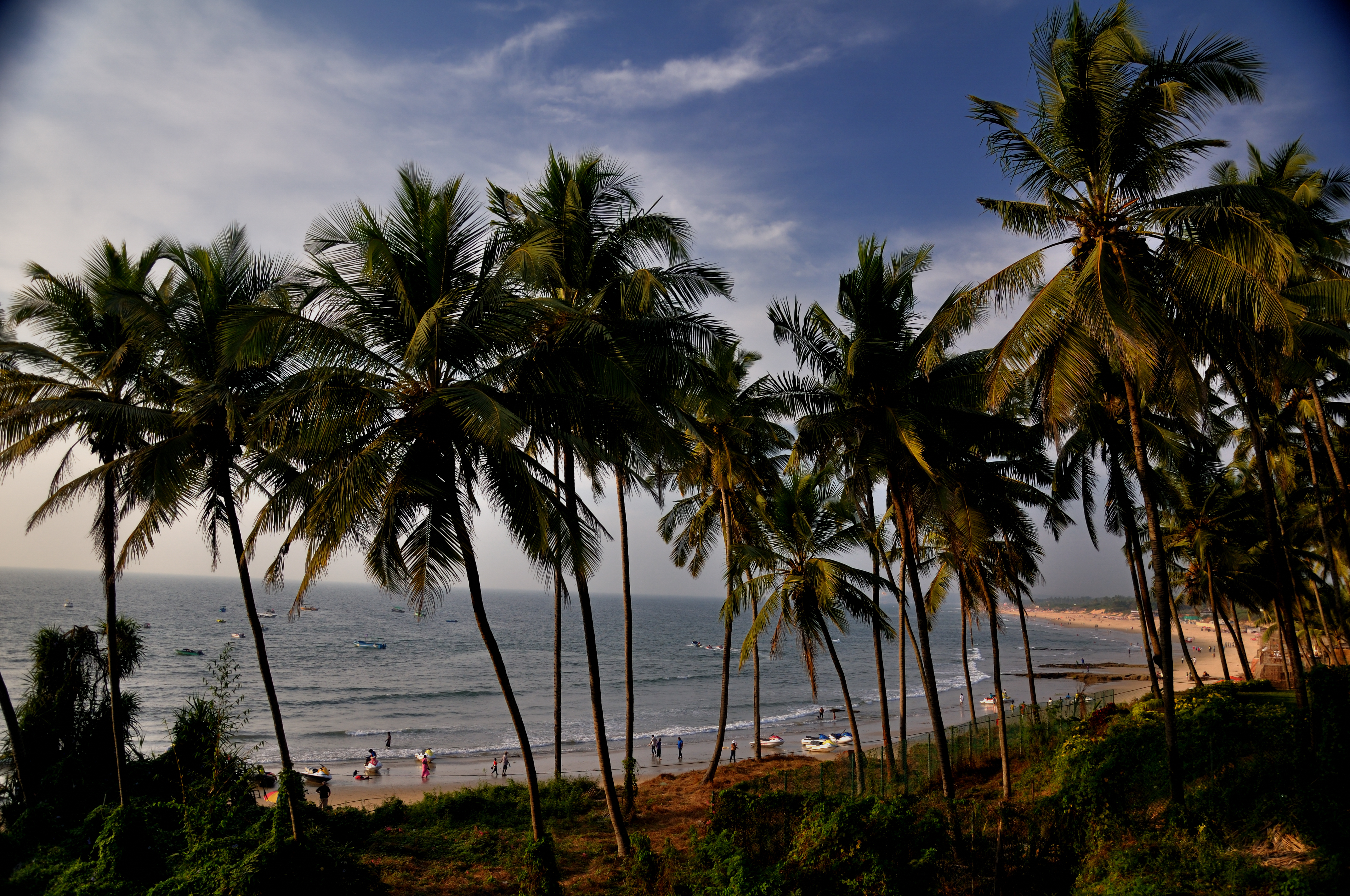 Скачать картинку Пляж, Тропики, Фотографии, Индия, Пляж Вагатор в телефон бесплатно.