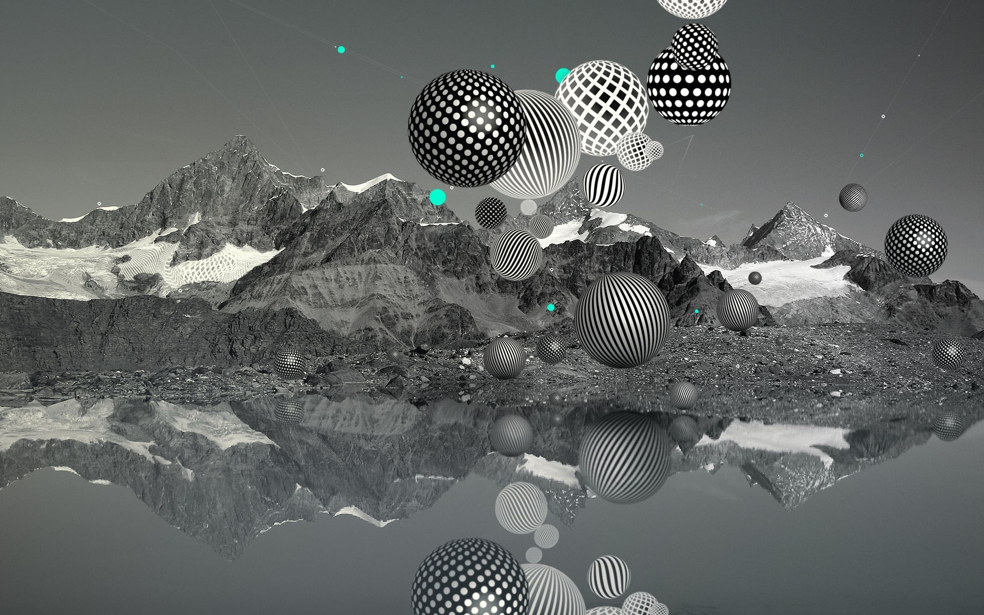 Téléchargez des papiers peints mobile Abstrait, 3D, Balle, Image De Synthèse gratuitement.