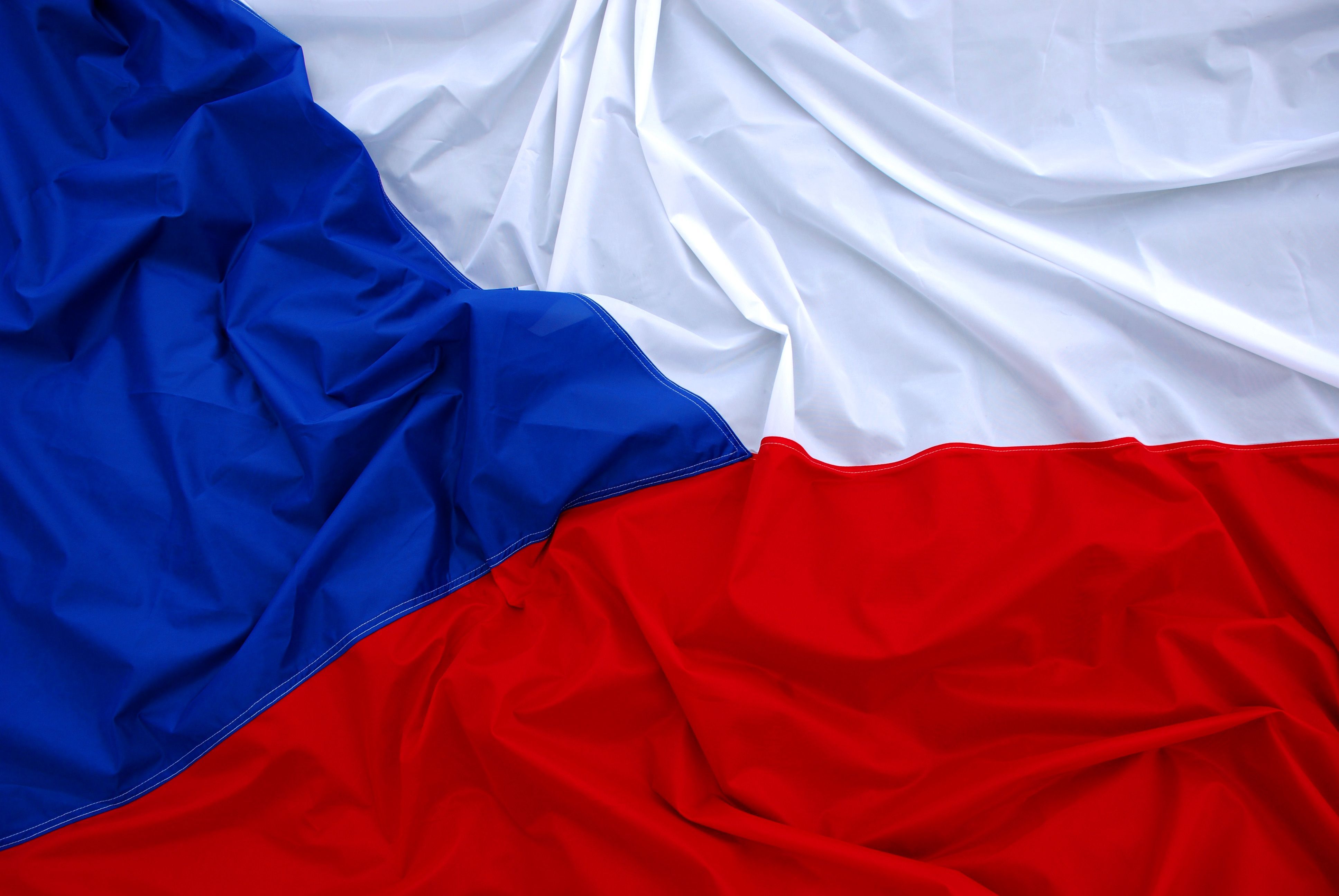 Скачать обои бесплатно Флаги, Разное, Флаг, Флаг Чешской Республики картинка на рабочий стол ПК