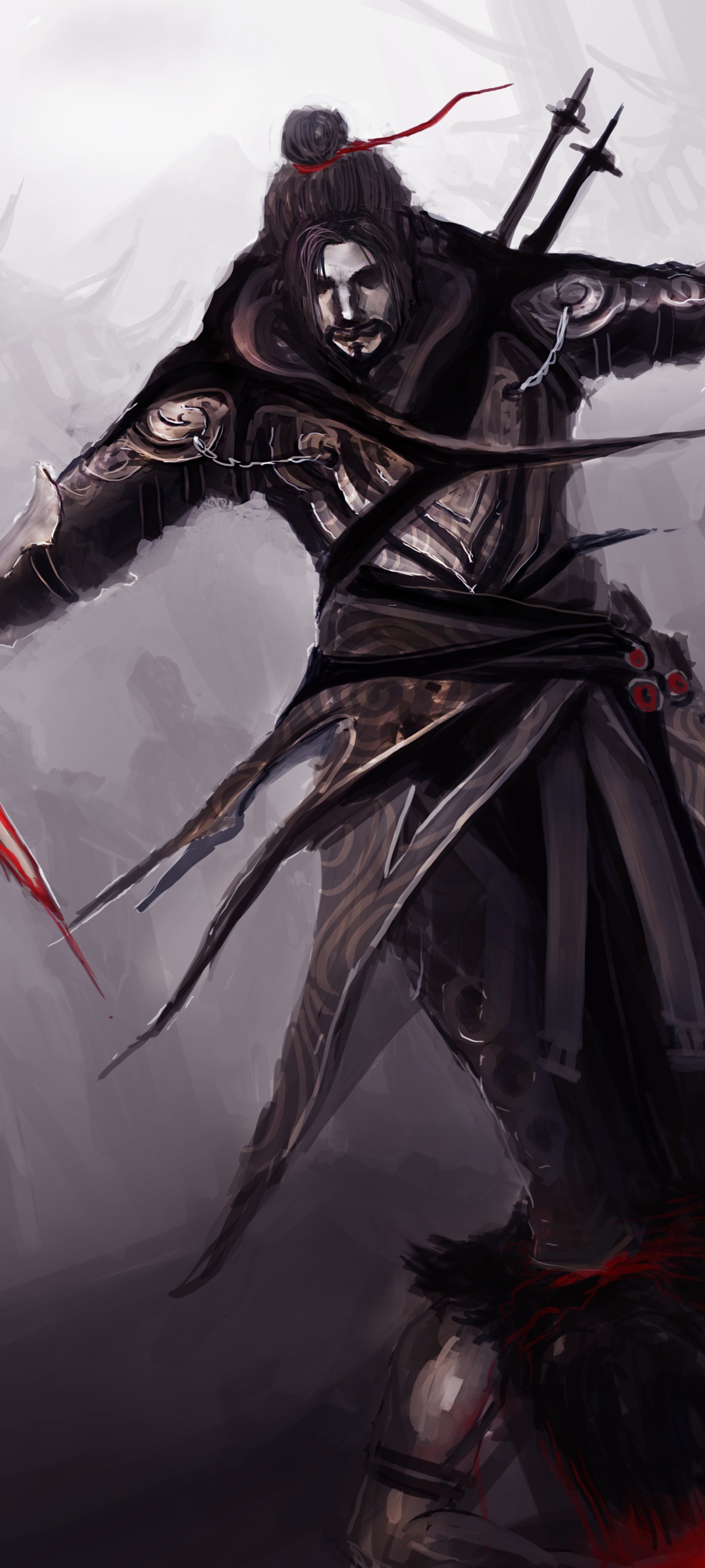 Download mobile wallpaper Fantasy, Warrior, Assassin for free.