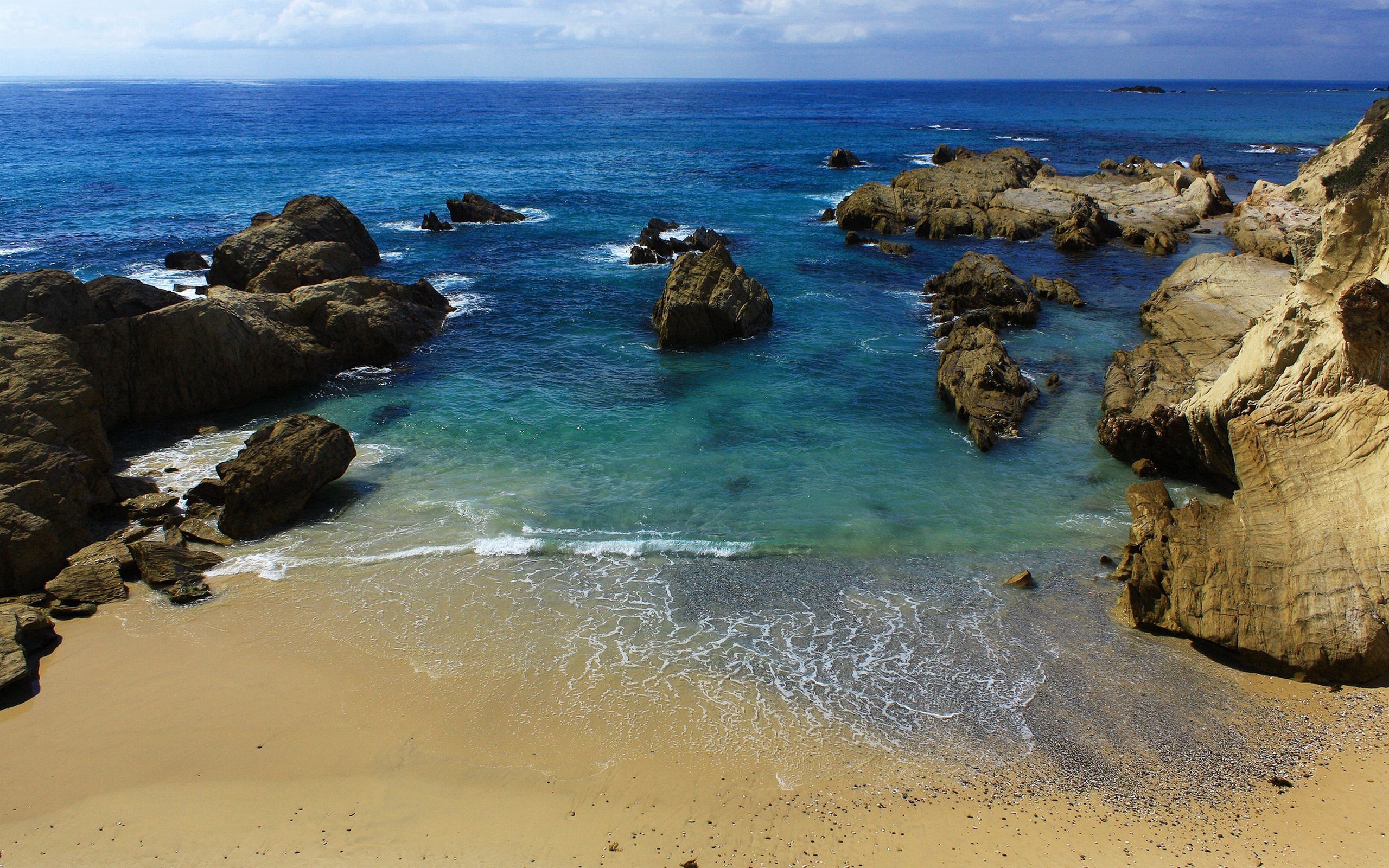 Baixe gratuitamente a imagem Natureza, Pedras, Mar, Areia, Costa, Banco na área de trabalho do seu PC