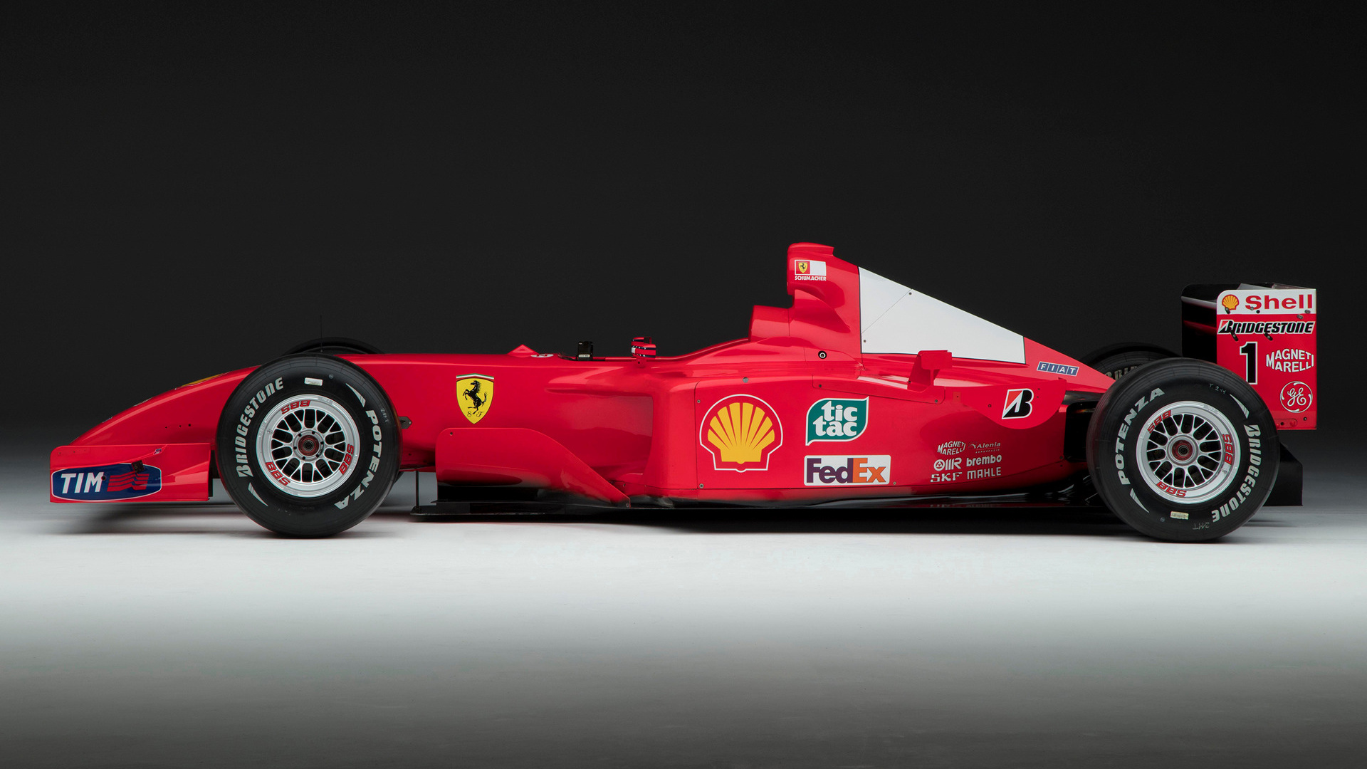 Laden Sie Ferrari F2001 HD-Desktop-Hintergründe herunter
