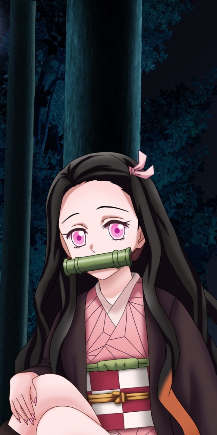 Descarga gratuita de fondo de pantalla para móvil de Animado, Nezuko Kamado, Demon Slayer: Kimetsu No Yaiba.