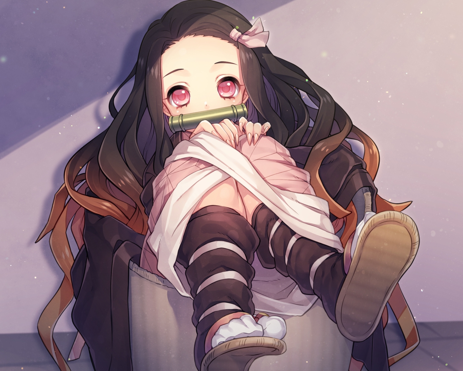 Baixe gratuitamente a imagem Anime, Nezuko Kamado, Demon Slayer: Kimetsu No Yaiba na área de trabalho do seu PC