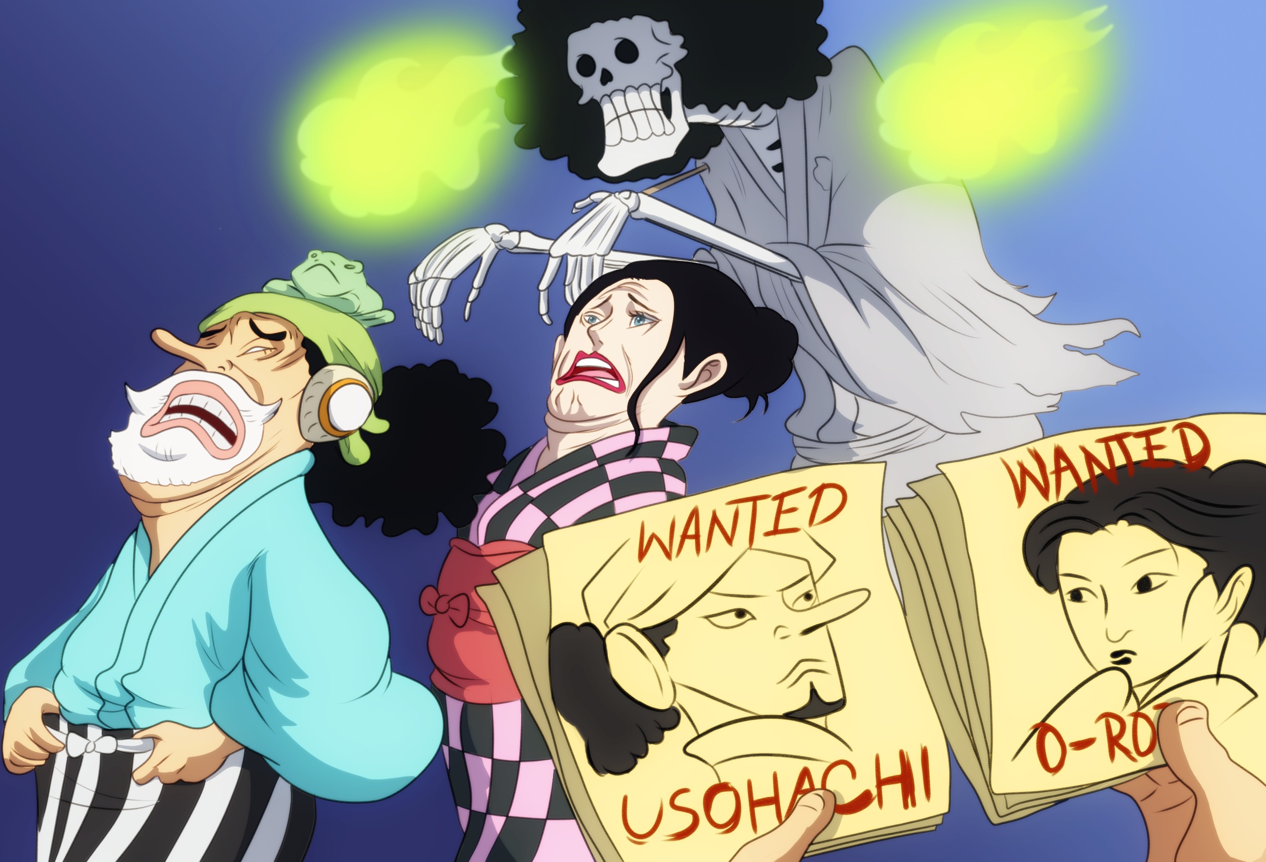 Download mobile wallpaper Anime, One Piece, Usopp (One Piece), Brook (One Piece), Nico Robin for free.