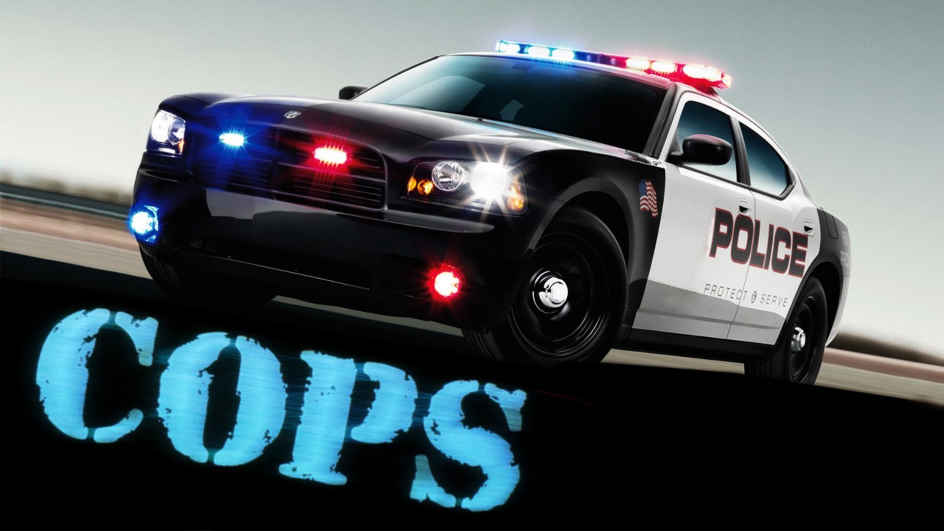 Популярные заставки и фоны Полицейские на компьютер