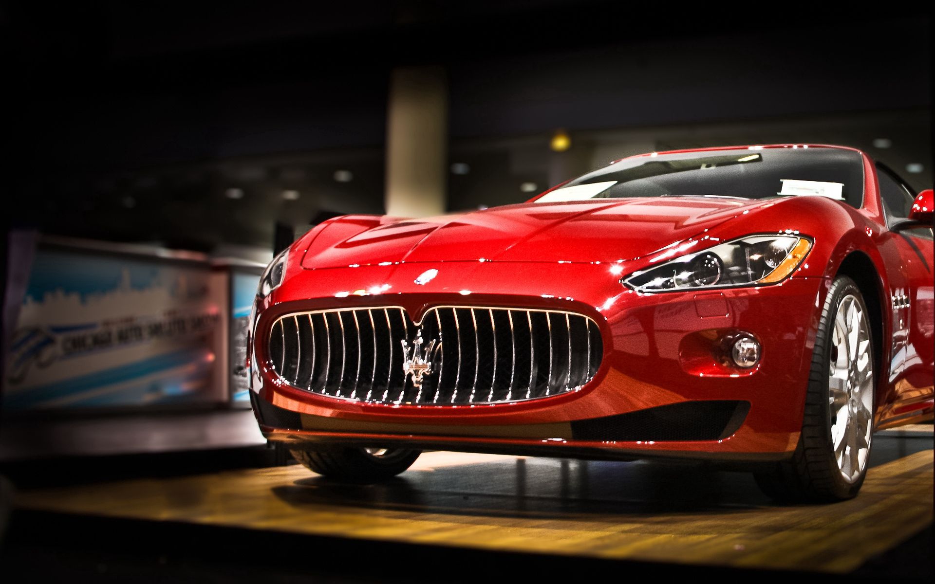 Скачать картинку Красная, Мазератти (Maserati), Машина, Тачки (Cars) в телефон бесплатно.