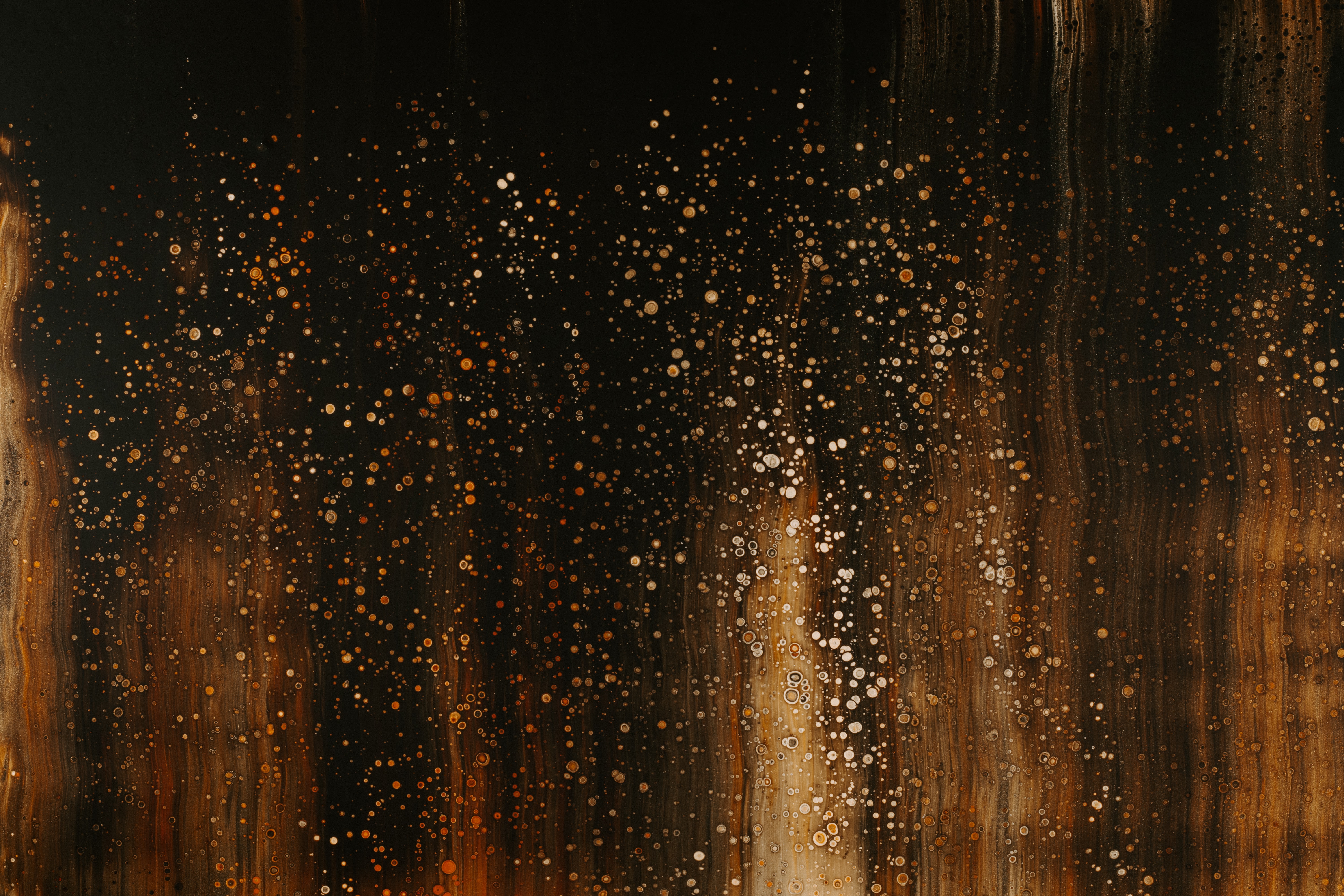 Download mobile wallpaper Paint, Stains, Spots, Divorces, Brown, Abstract for free.