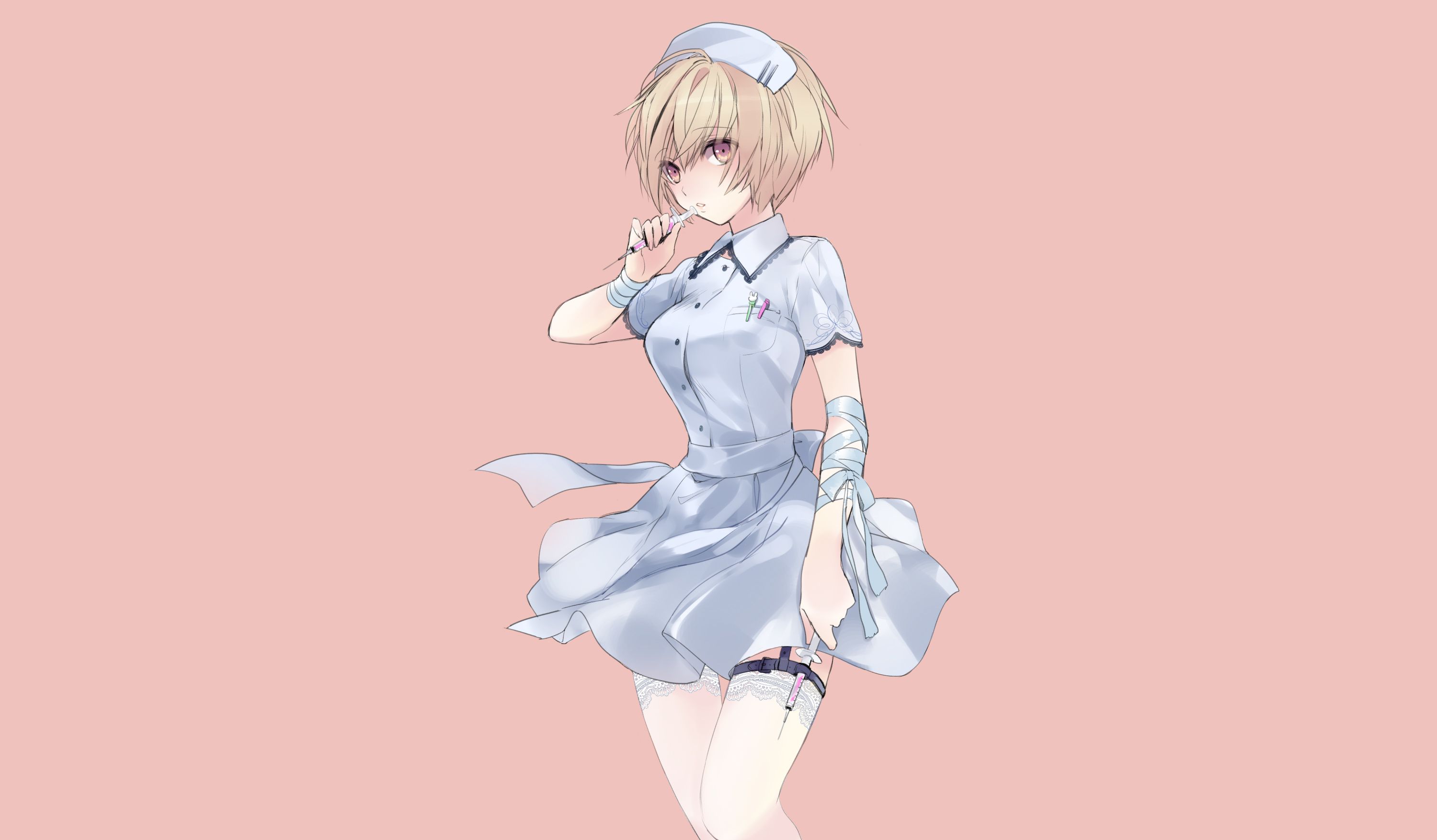 girl, anime, nurse