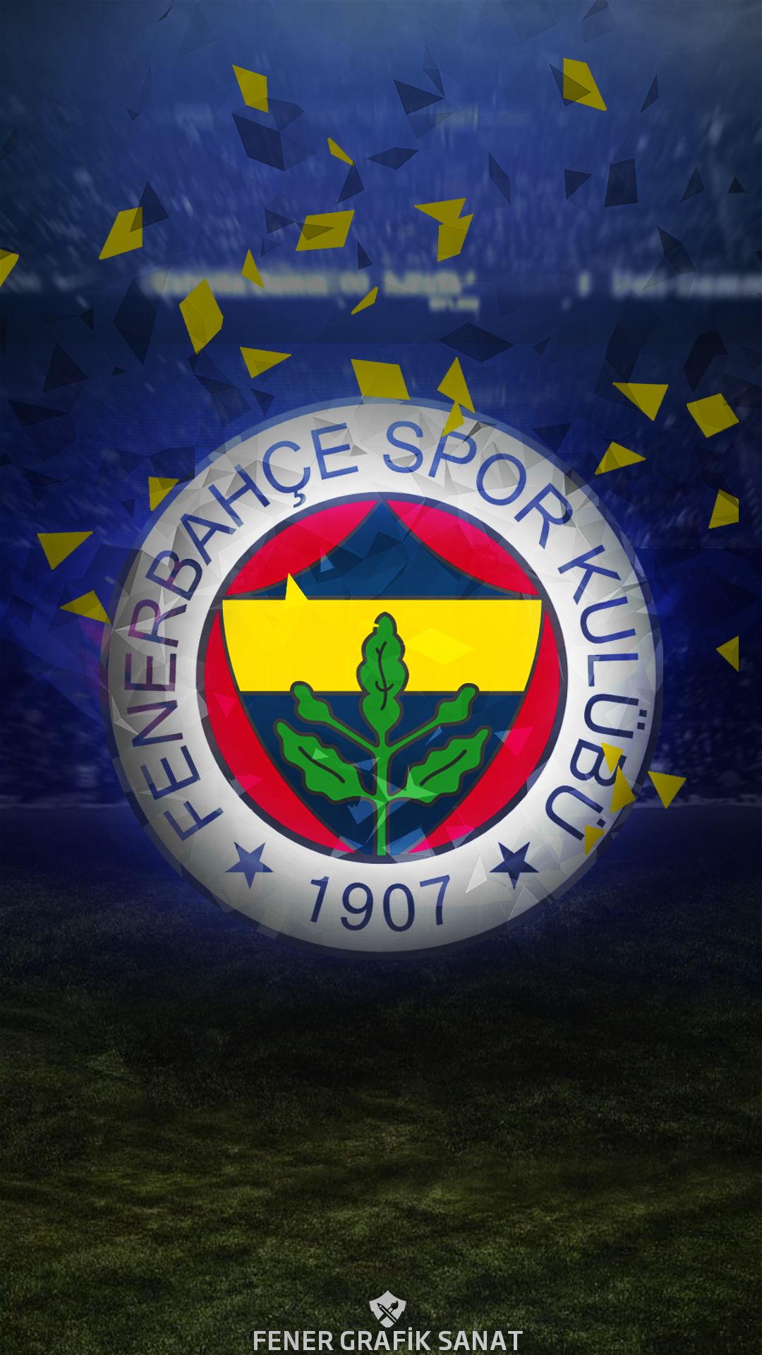 Handy-Wallpaper Sport, Fußball, Logo, Fenerbahçe Istanbul kostenlos herunterladen.