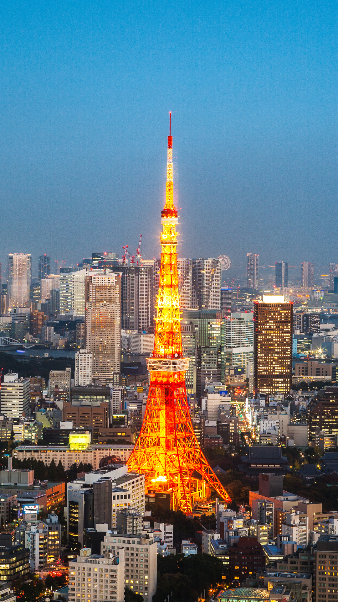 Handy-Wallpaper Stadt, Wolkenkratzer, Gebäude, Japan, Stadtbild, Tokio, Menschengemacht, Großstadt, Tokyo Turm kostenlos herunterladen.