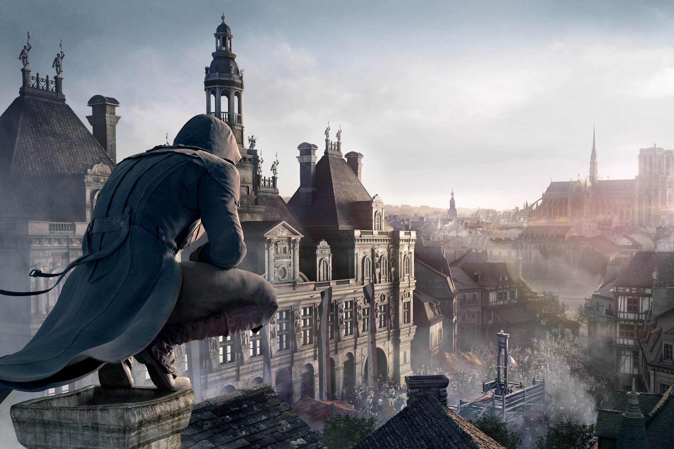 Laden Sie das Computerspiele, Assassin's Creed, Assassin's Creed: Unity-Bild kostenlos auf Ihren PC-Desktop herunter