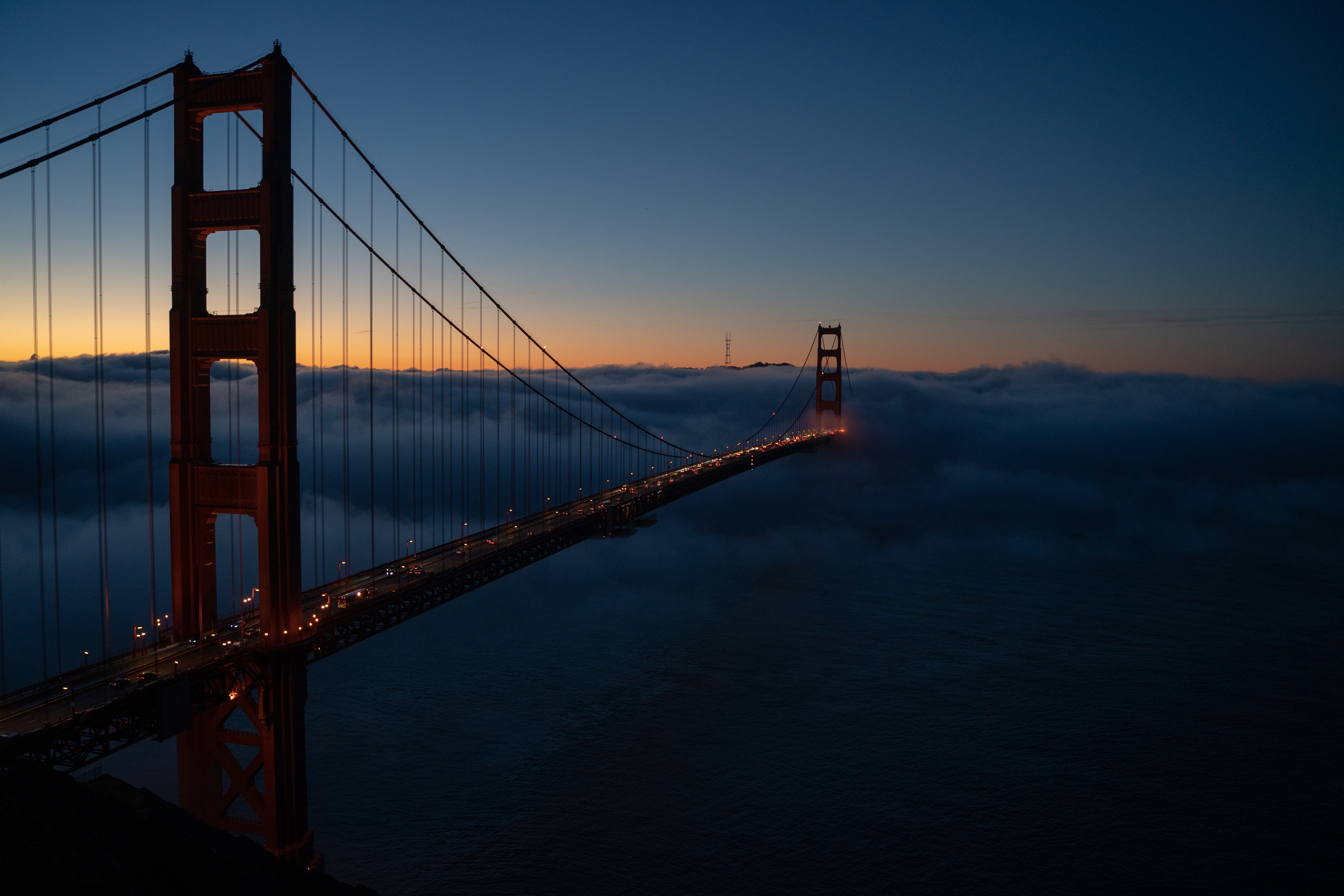 Free download wallpaper Bridges, Fog, Bridge, Golden Gate, Man Made on your PC desktop