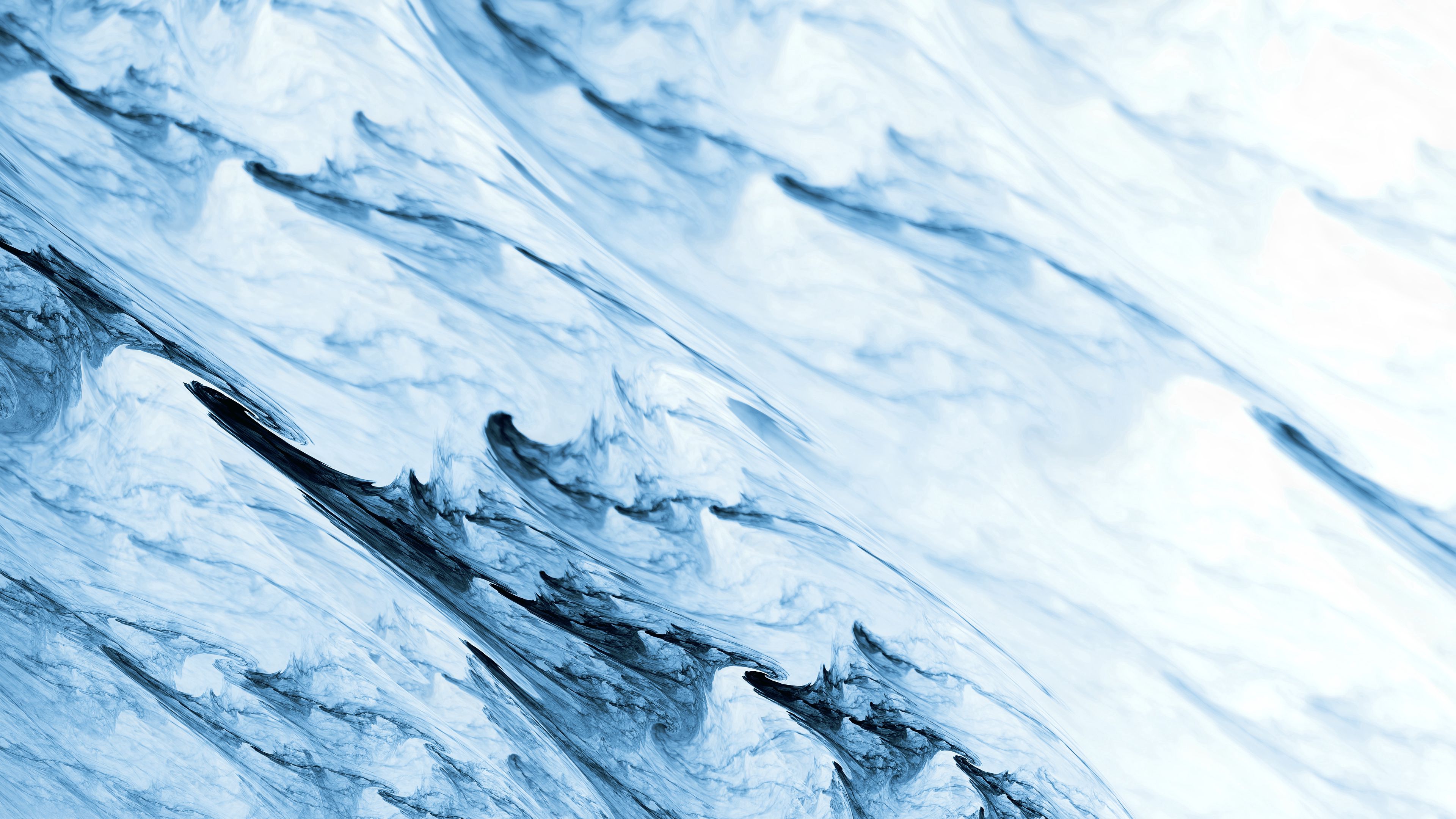 Download mobile wallpaper Waves, Distortion, Spots, Stains, Abstract, Fractal for free.