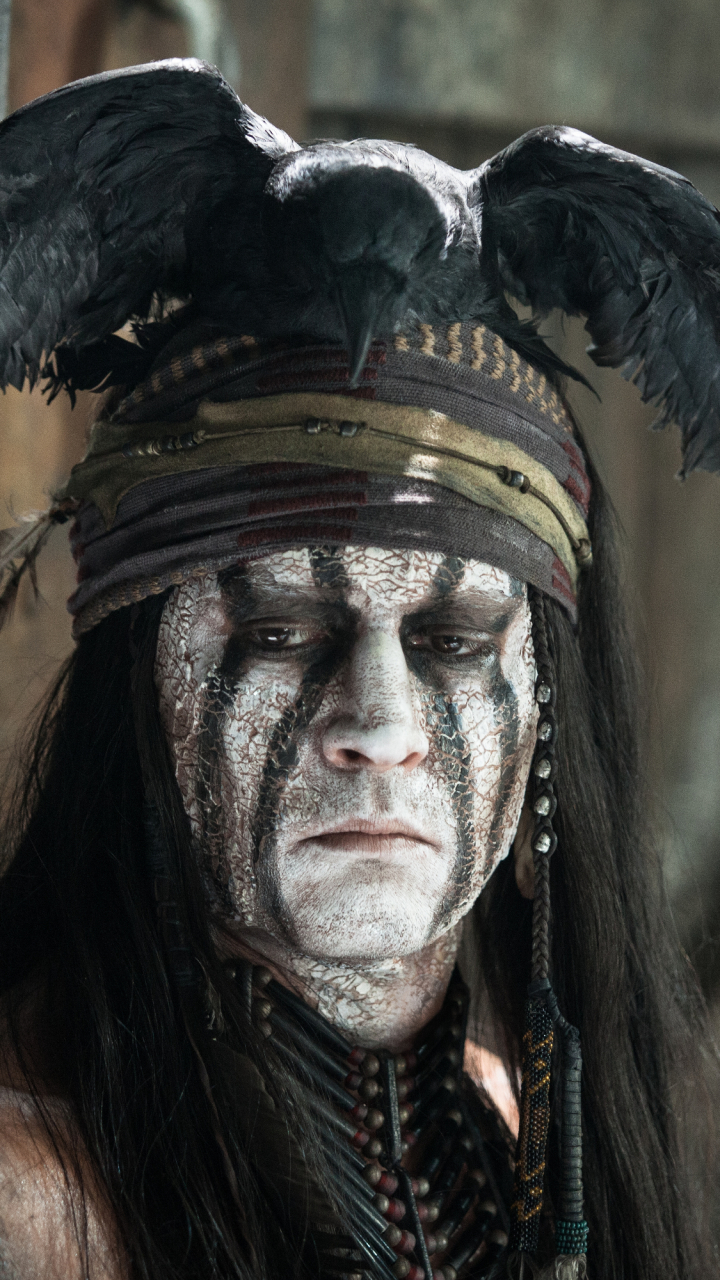 Download mobile wallpaper Johnny Depp, Movie, Tonto, The Lone Ranger for free.