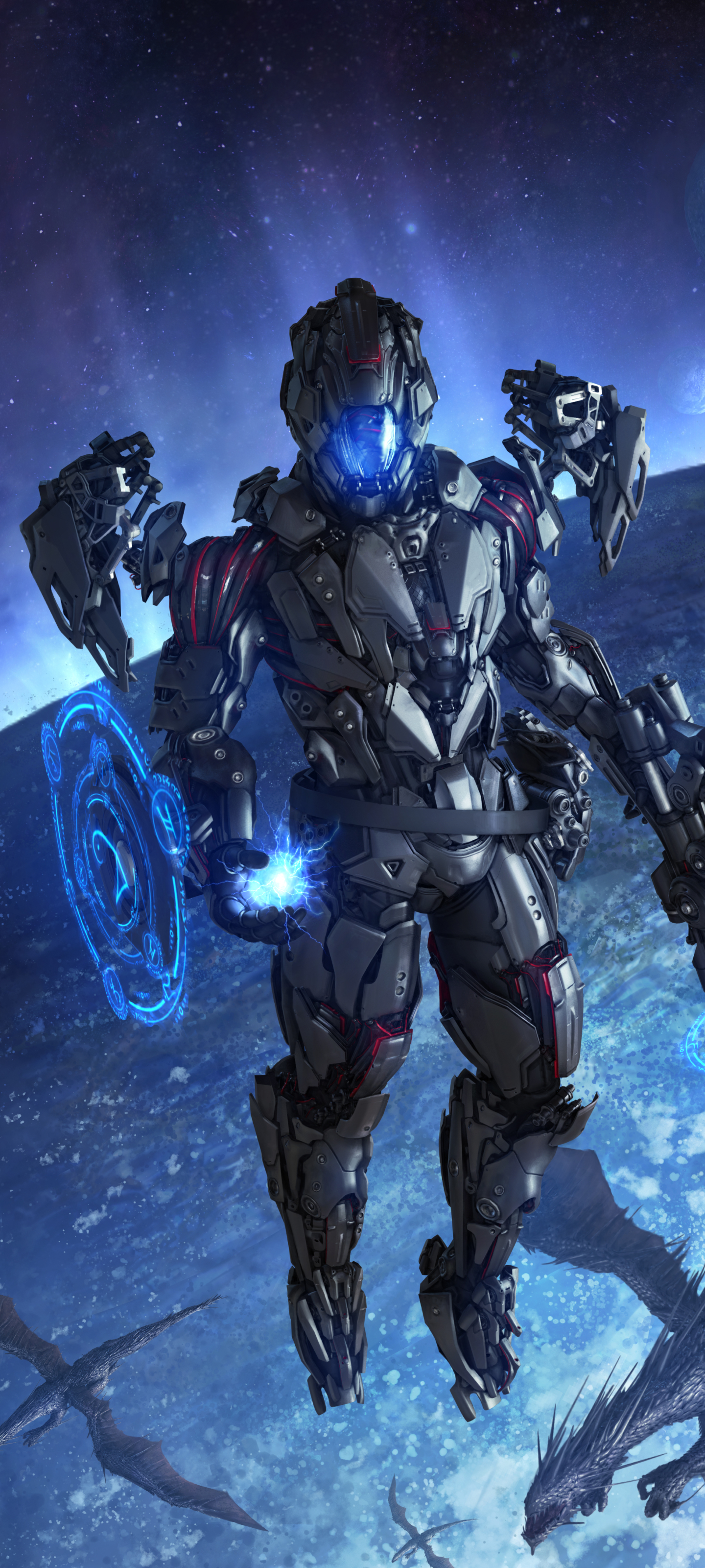 Download mobile wallpaper Warrior, Sci Fi, Armor for free.