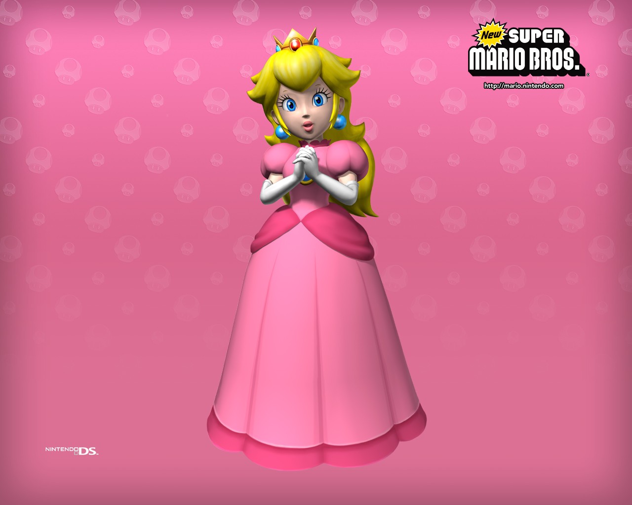1462695 descargar fondo de pantalla princesa peach, new super mario bros, videojuego: protectores de pantalla e imágenes gratis