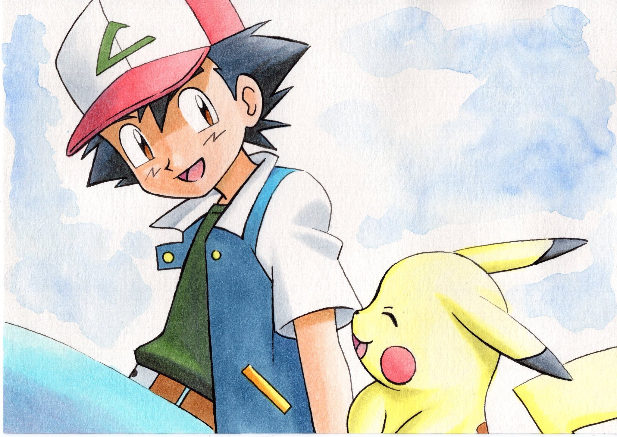 Téléchargez des papiers peints mobile Pokémon, Animé, Pikachu, Ketchum Aux Cendres gratuitement.