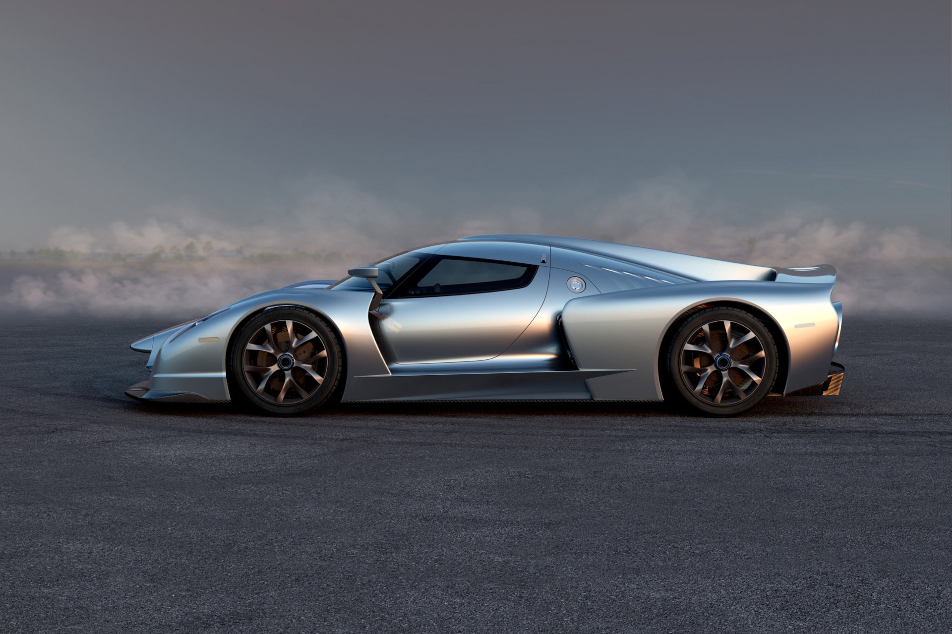 car, vehicles, scg 003 stradale, silver car, supercar