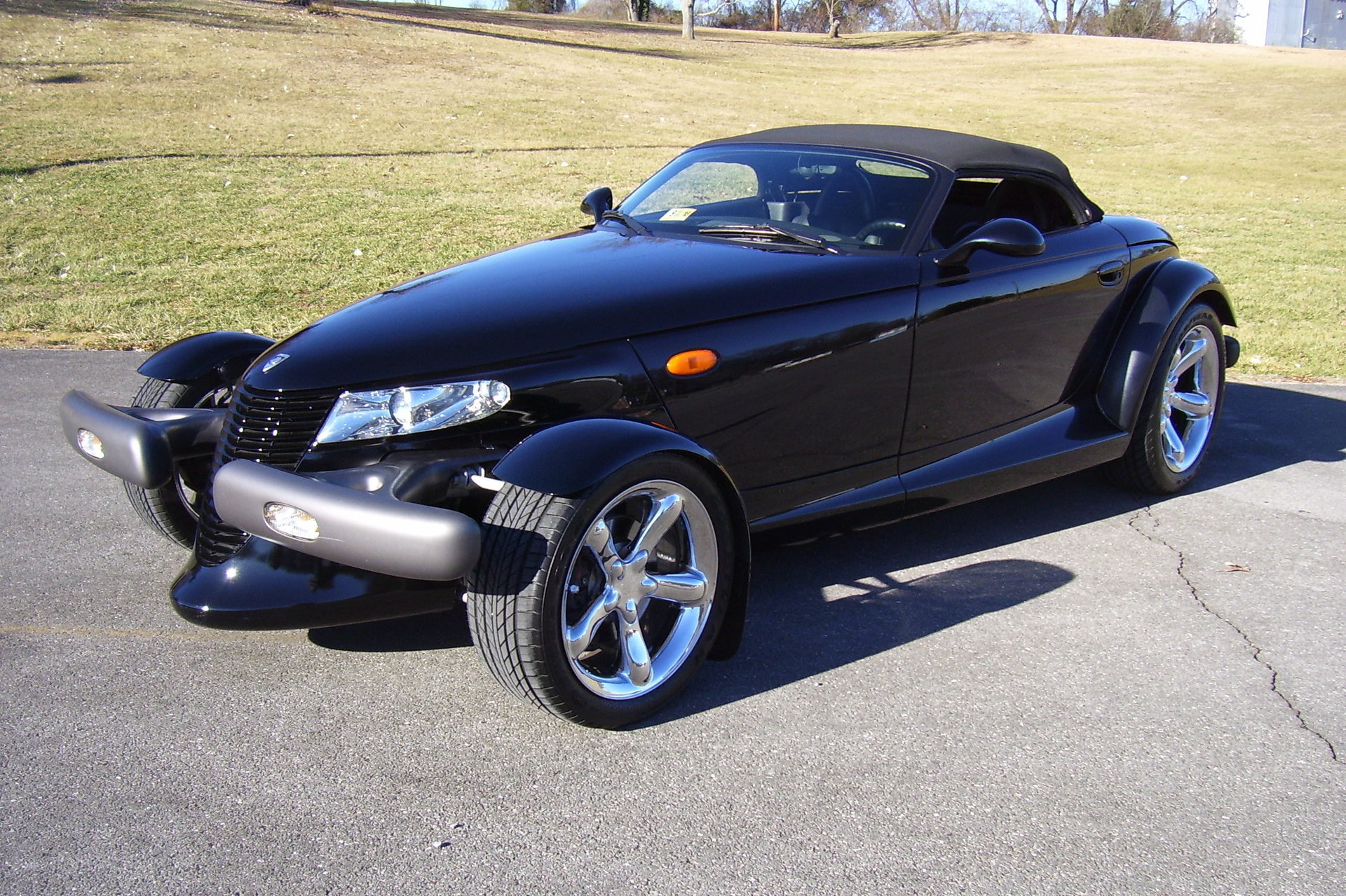 Free download wallpaper Car, Plymouth, Plymouth Prowler, Vehicles, Black Car on your PC desktop