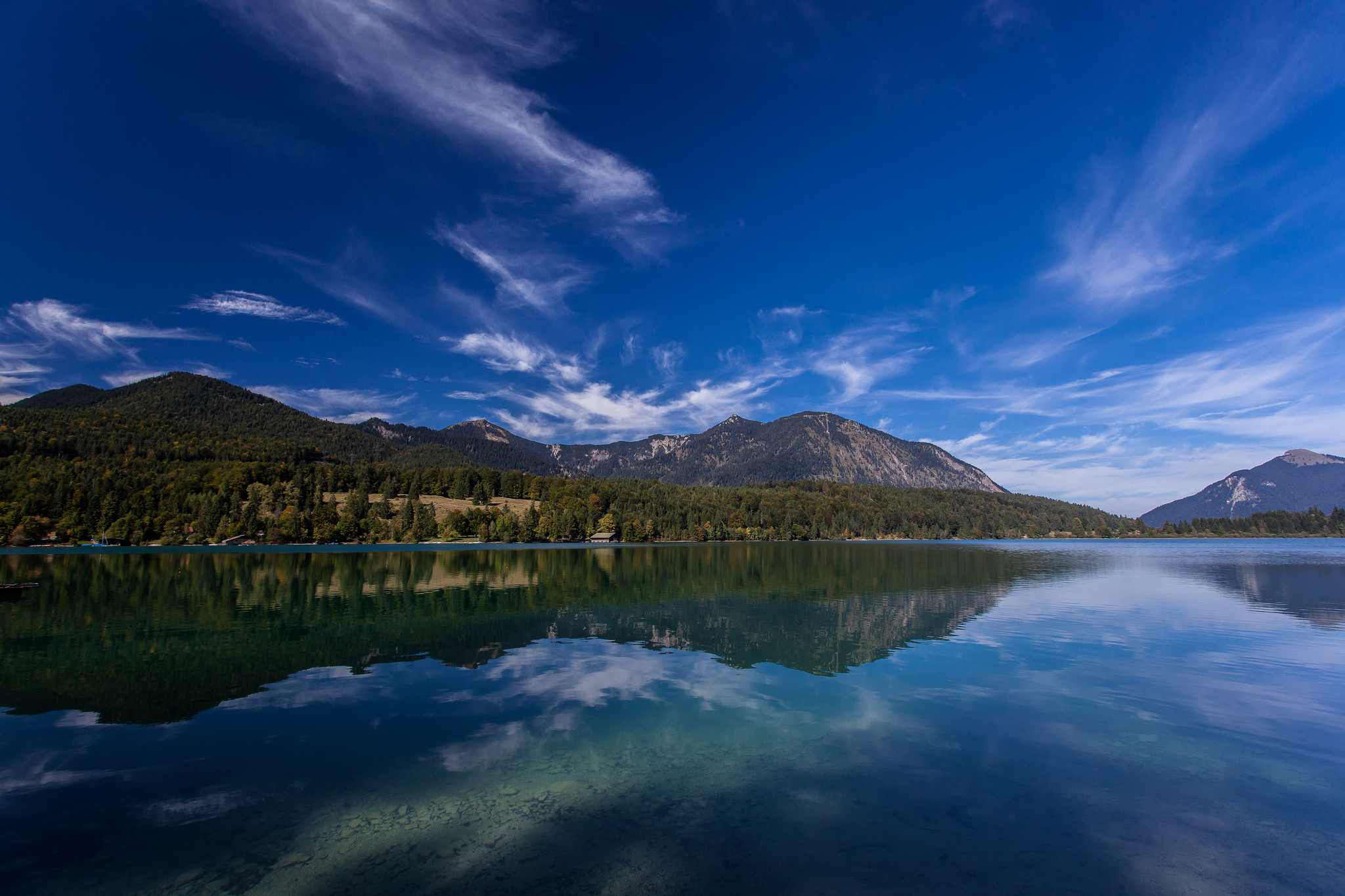 Téléchargez des papiers peints mobile Montagne, Lac, Alpes, Allemagne, Des Lacs, Bavière, Terre/nature, Réflection, Lac Walchensee gratuitement.