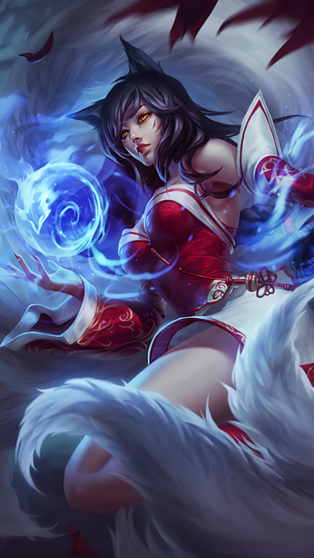 Descarga gratuita de fondo de pantalla para móvil de League Of Legends, Videojuego, Ahri (Liga De Leyendas).