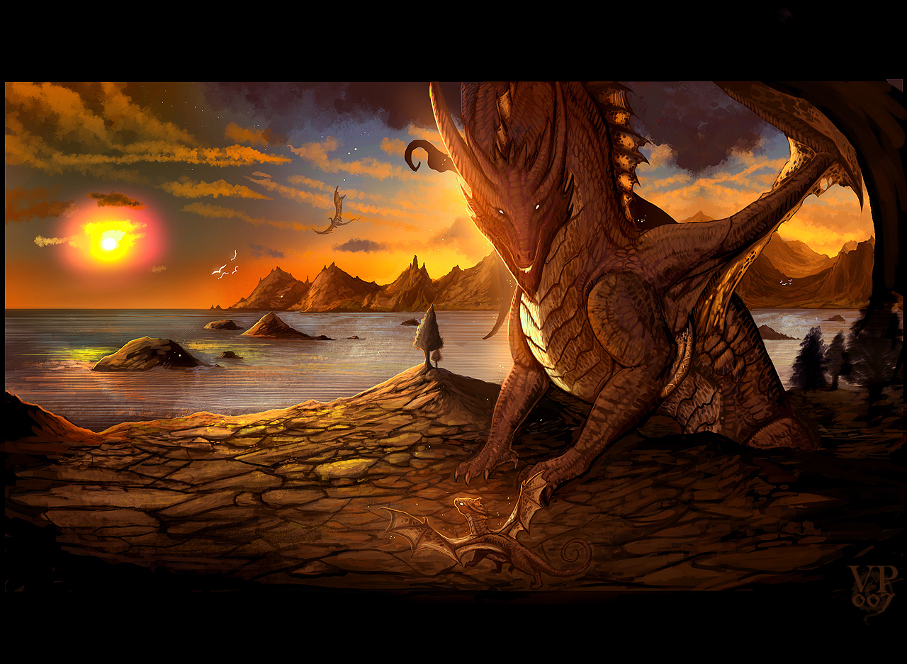 Free download wallpaper Fantasy, Dragon on your PC desktop