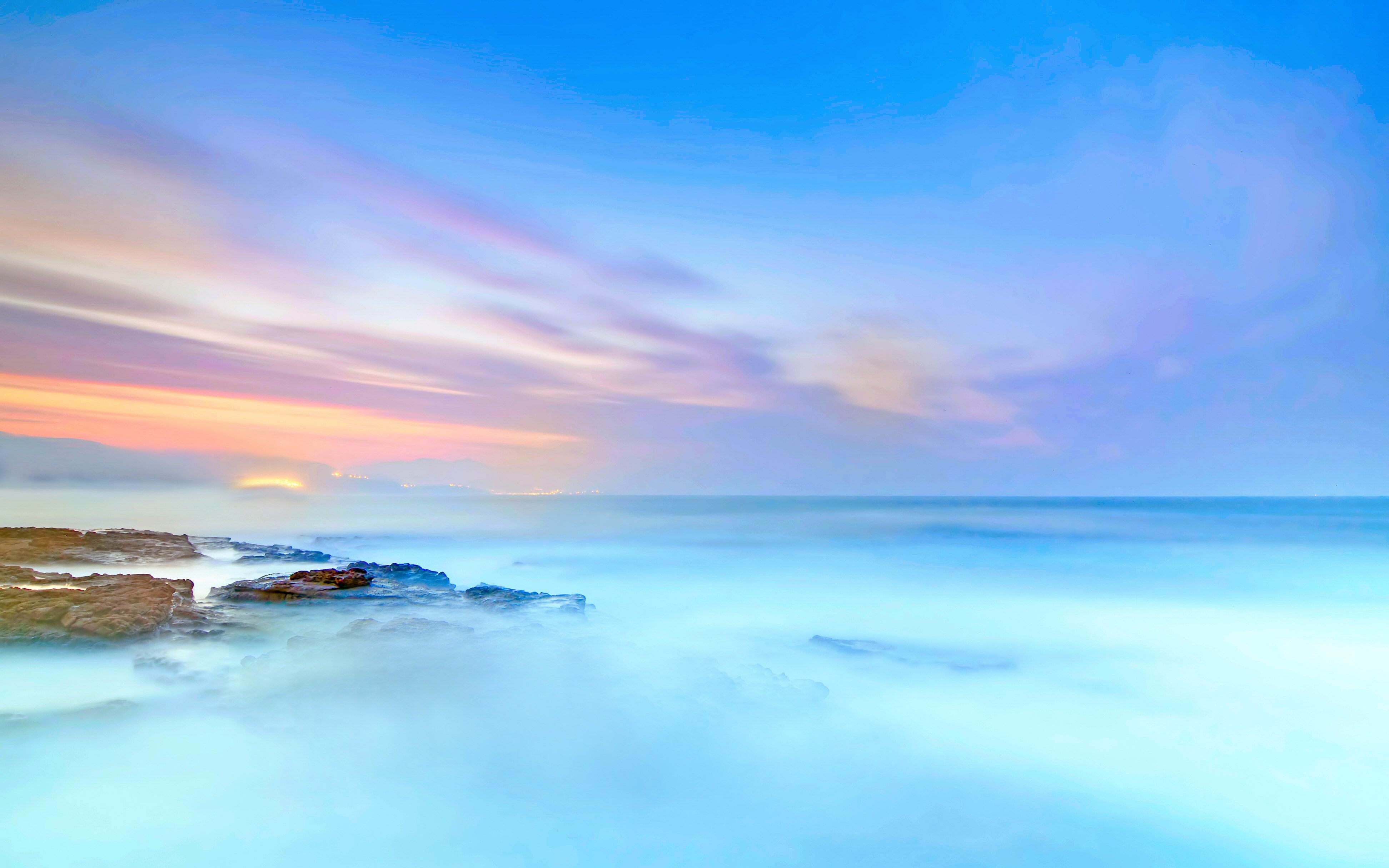 Free download wallpaper Sky, Sea, Horizon, Earth, Cloud, Scenic on your PC desktop