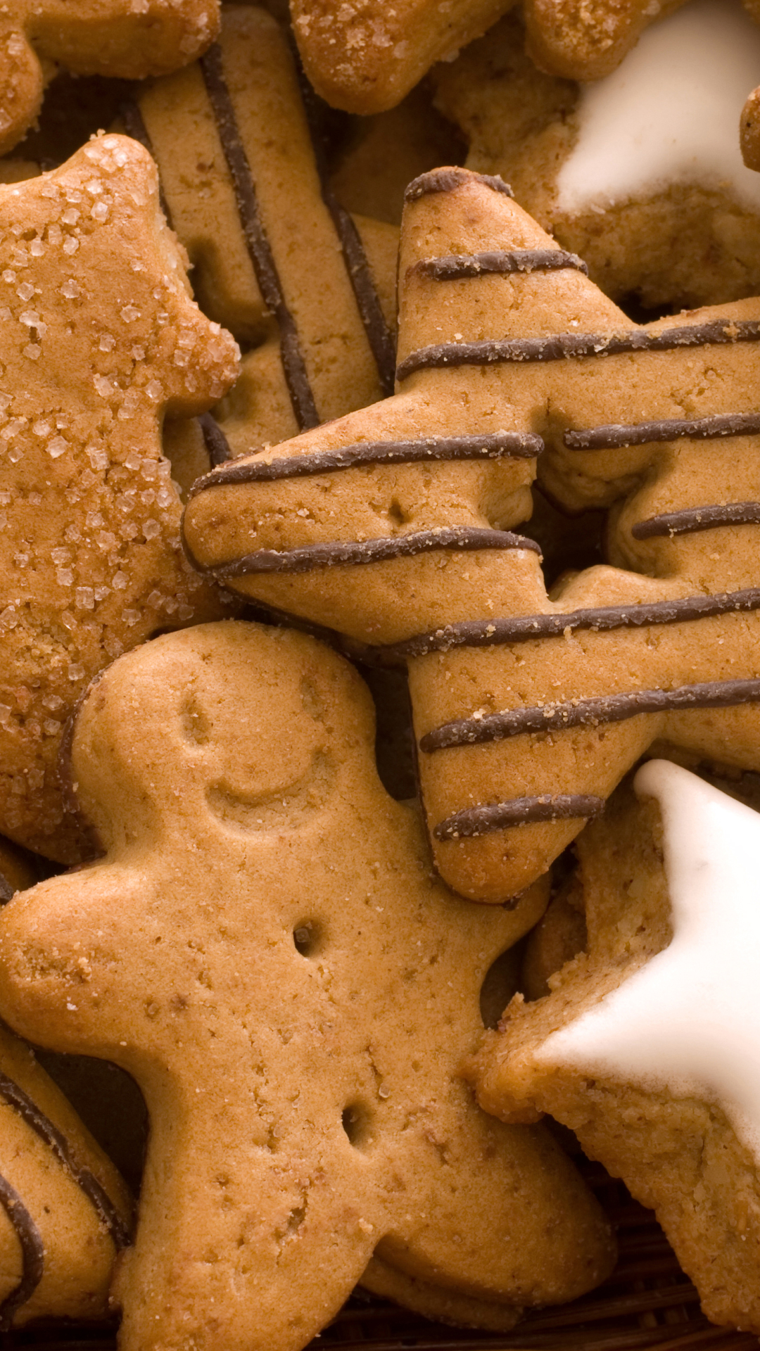 Download mobile wallpaper Food, Christmas, Gingerbread, Cookie for free.