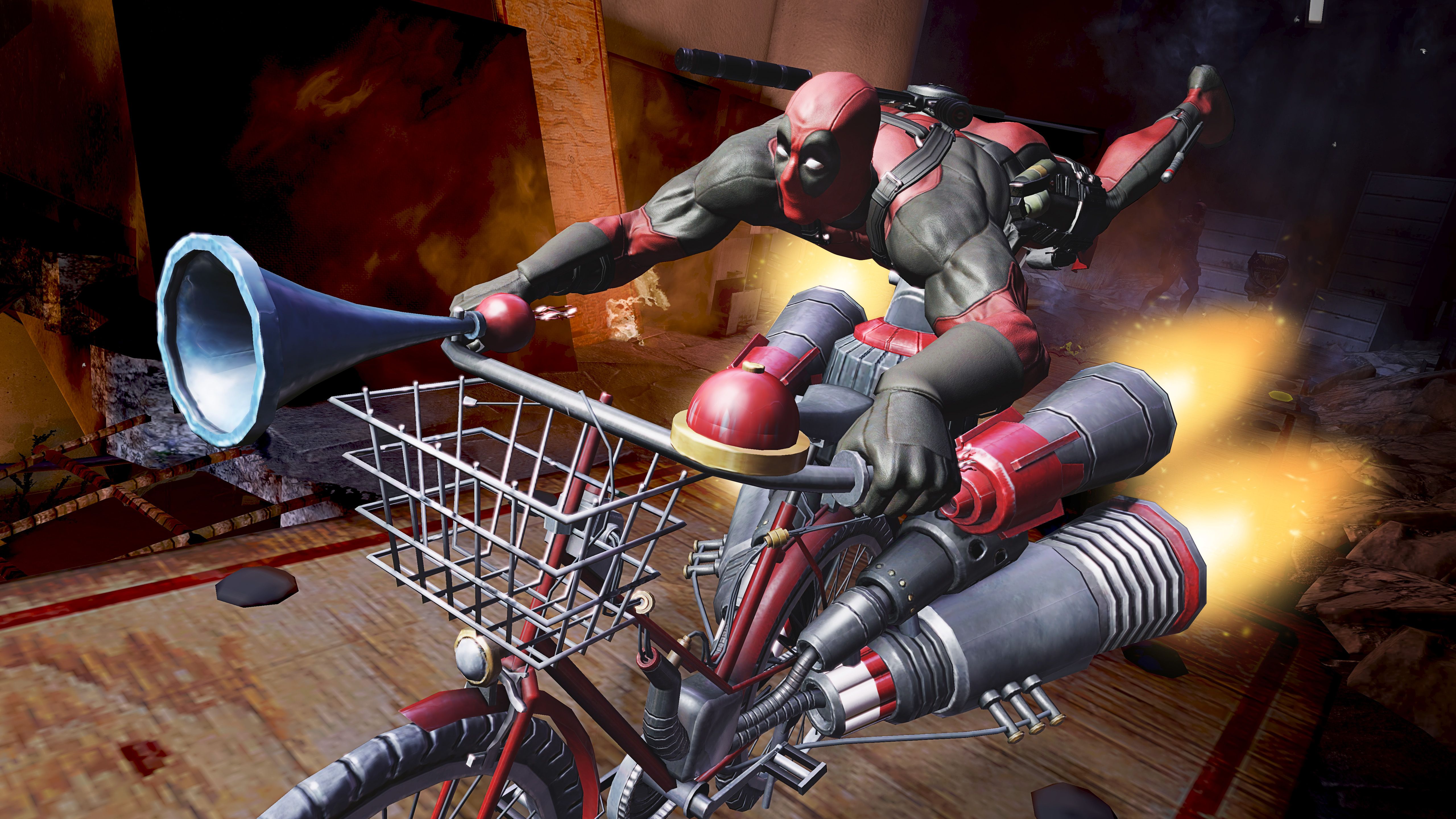 Laden Sie das Deadpool, Computerspiele-Bild kostenlos auf Ihren PC-Desktop herunter
